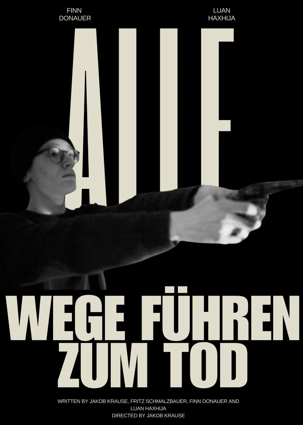 Plakat filmowy "Alle Wege führen zum Tod"