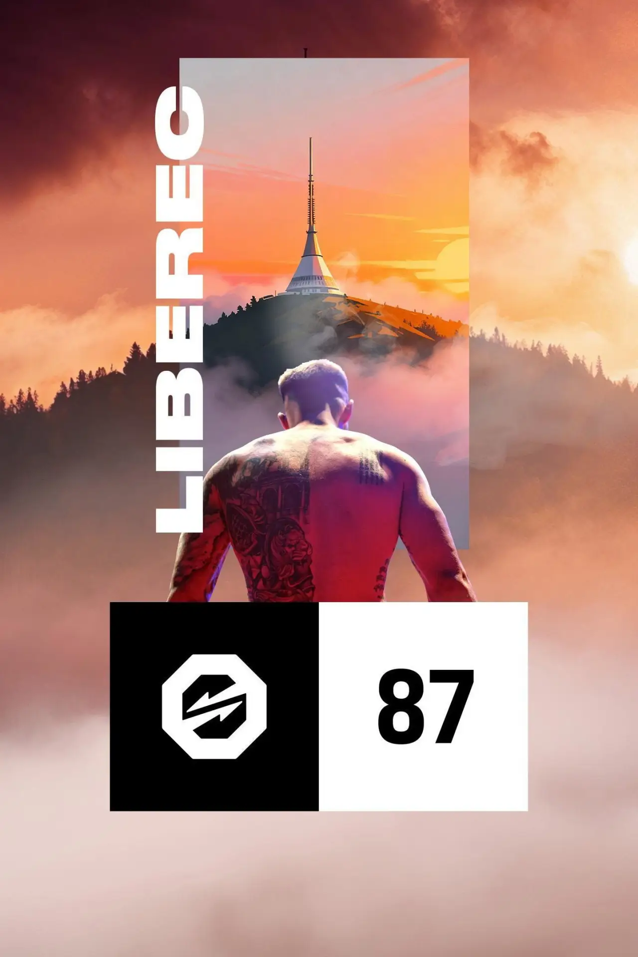 Plakat filmowy "OKTAGON 87: Szabová vs. Fernandes"