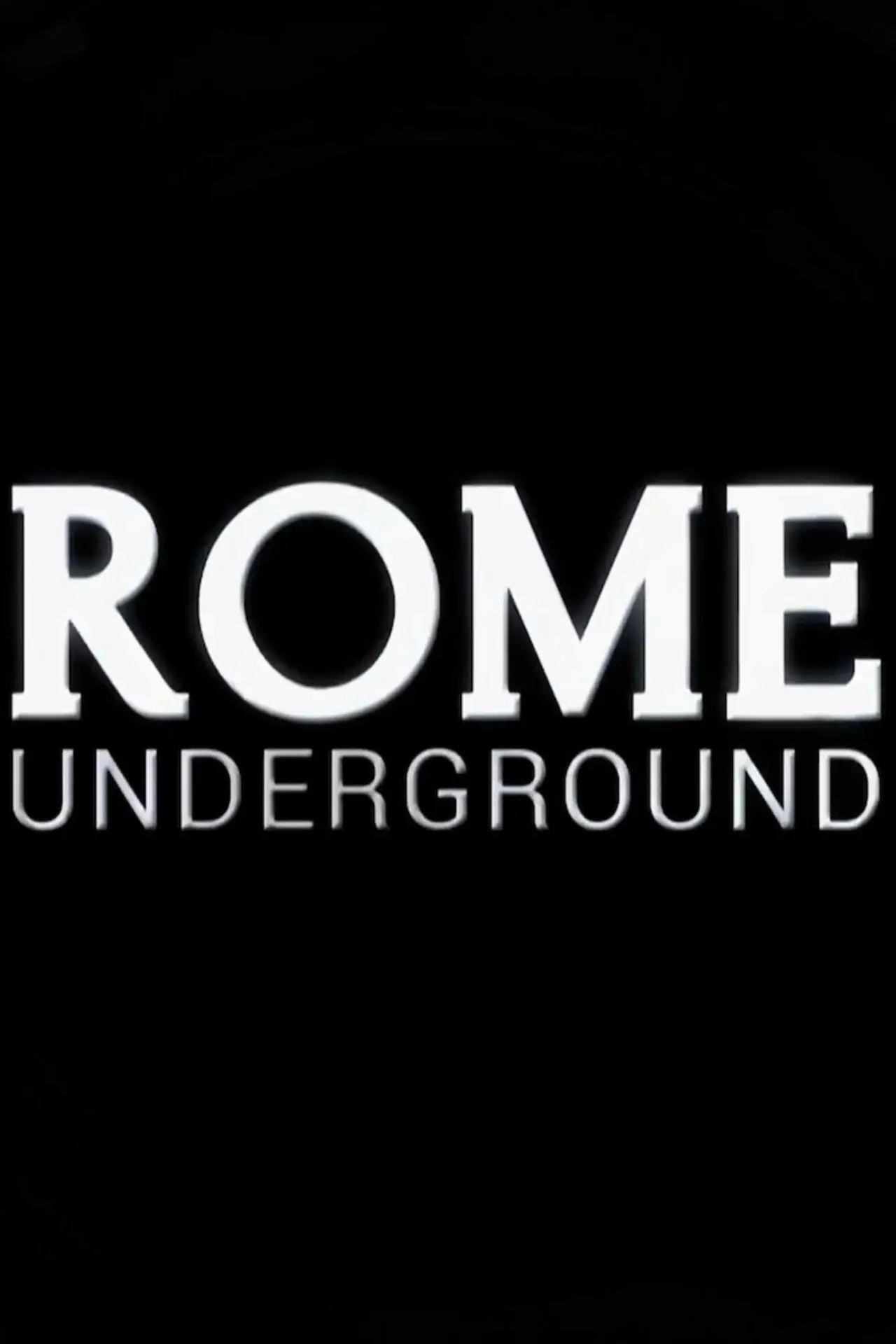 Plakat filmowy "Rome Underground"