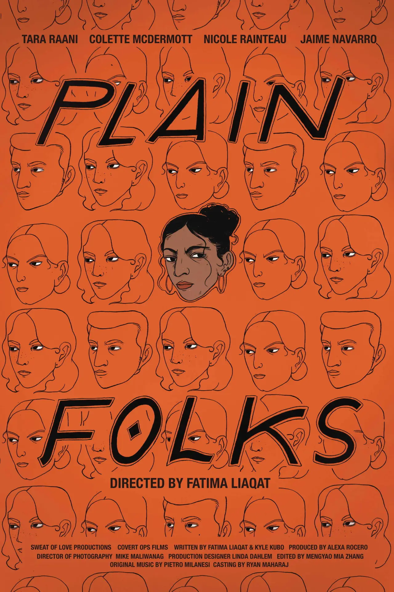 Plakat filmowy "Plain Folks"