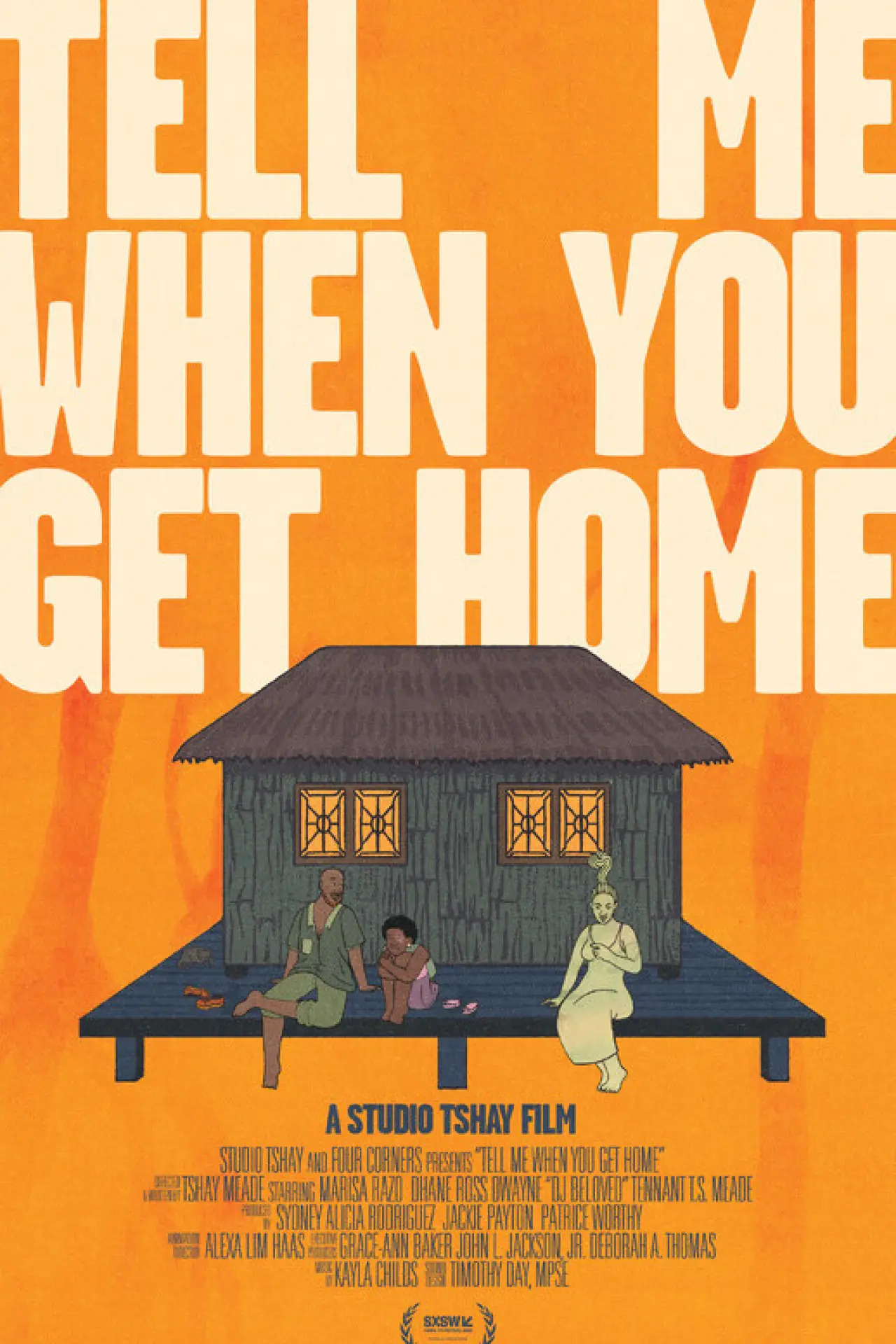 Plakat filmowy "Tell Me When You Get Home"