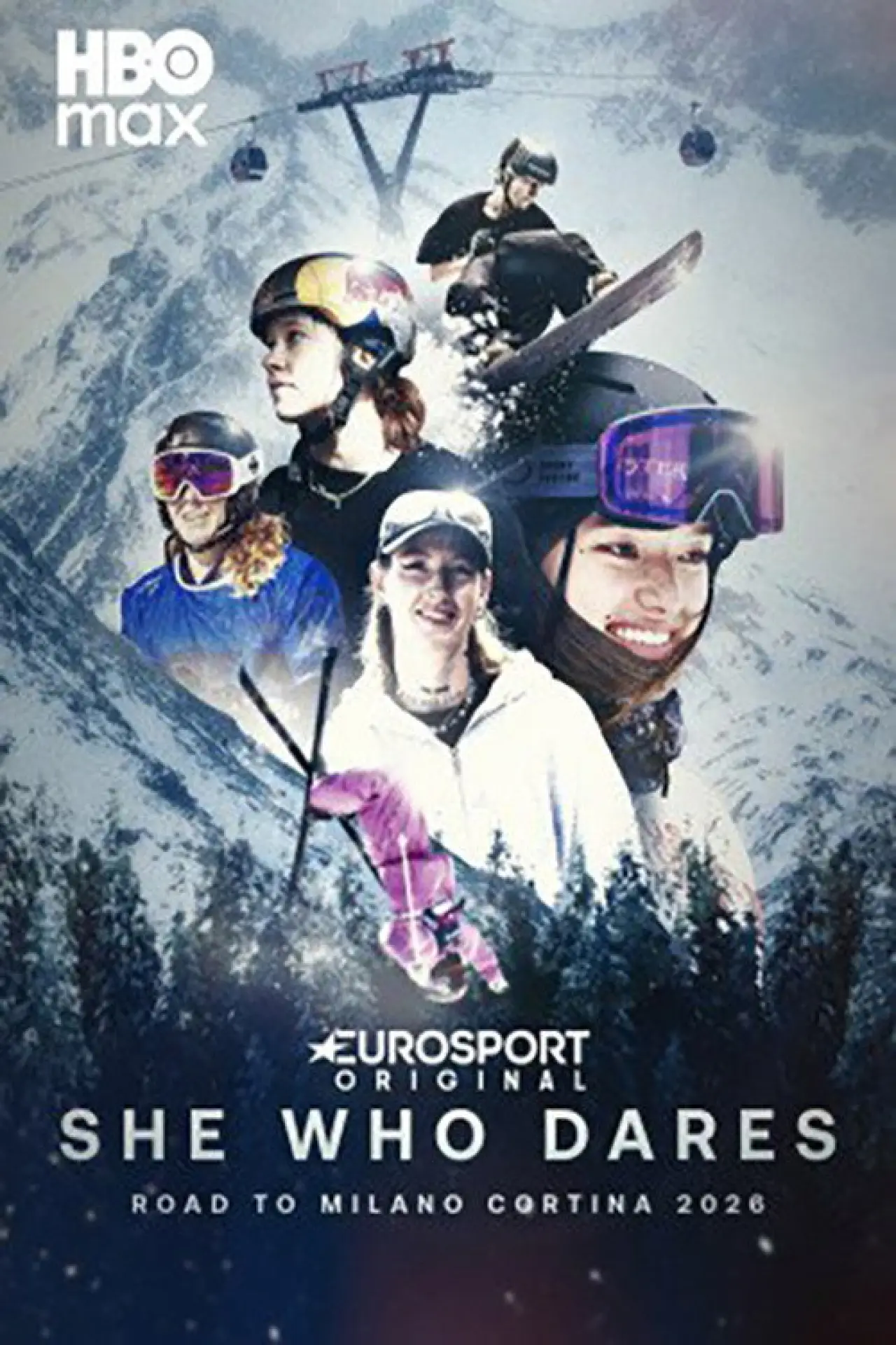 Plakat filmowy "She Who Dares: Road to Milano Cortina 2026"