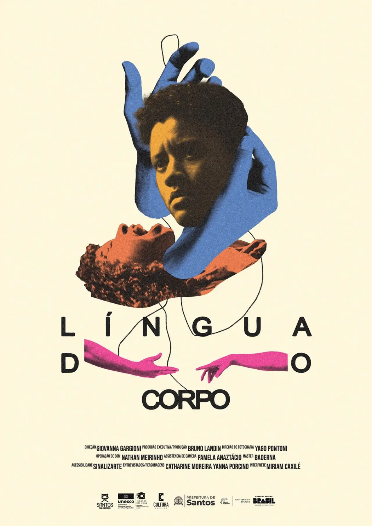 Plakat filmowy "Língua do Corpo"