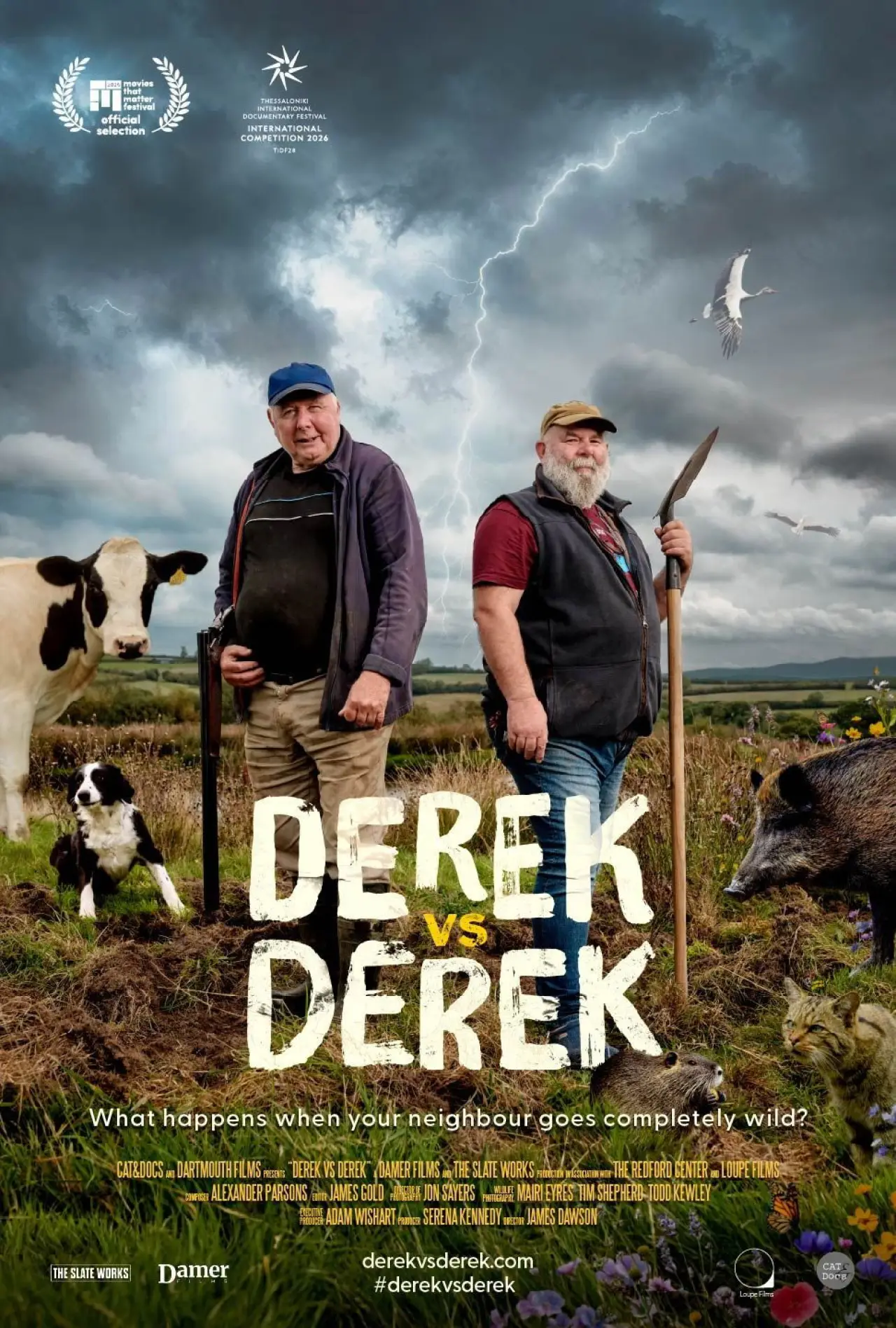 Plakat filmowy "Derek vs Derek"