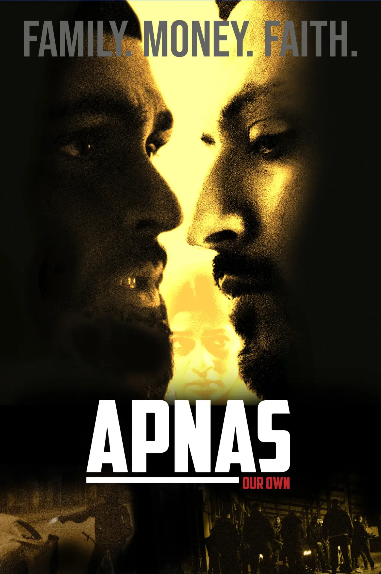 Plakat filmowy "Apnas"