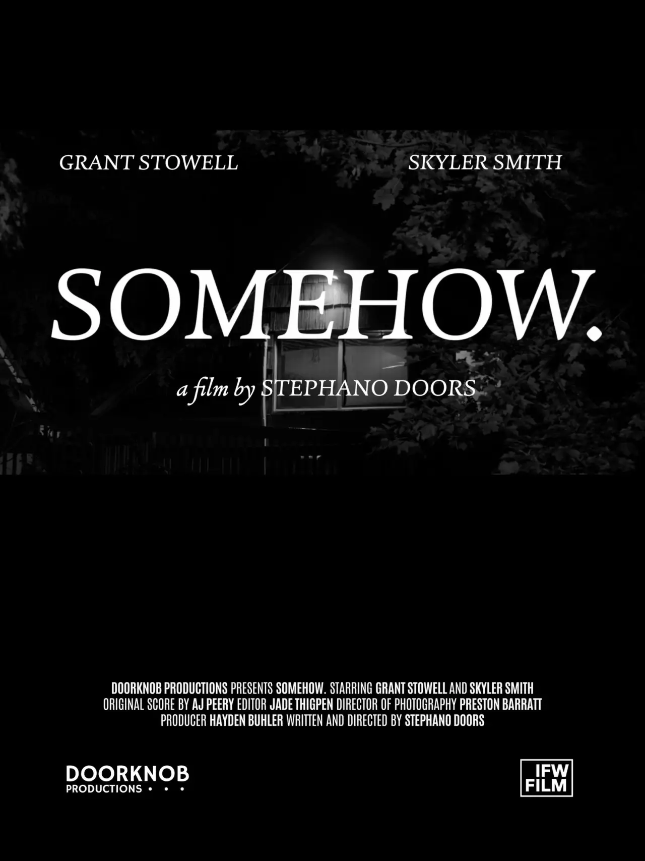 Plakat filmowy "SOMEHOW."
