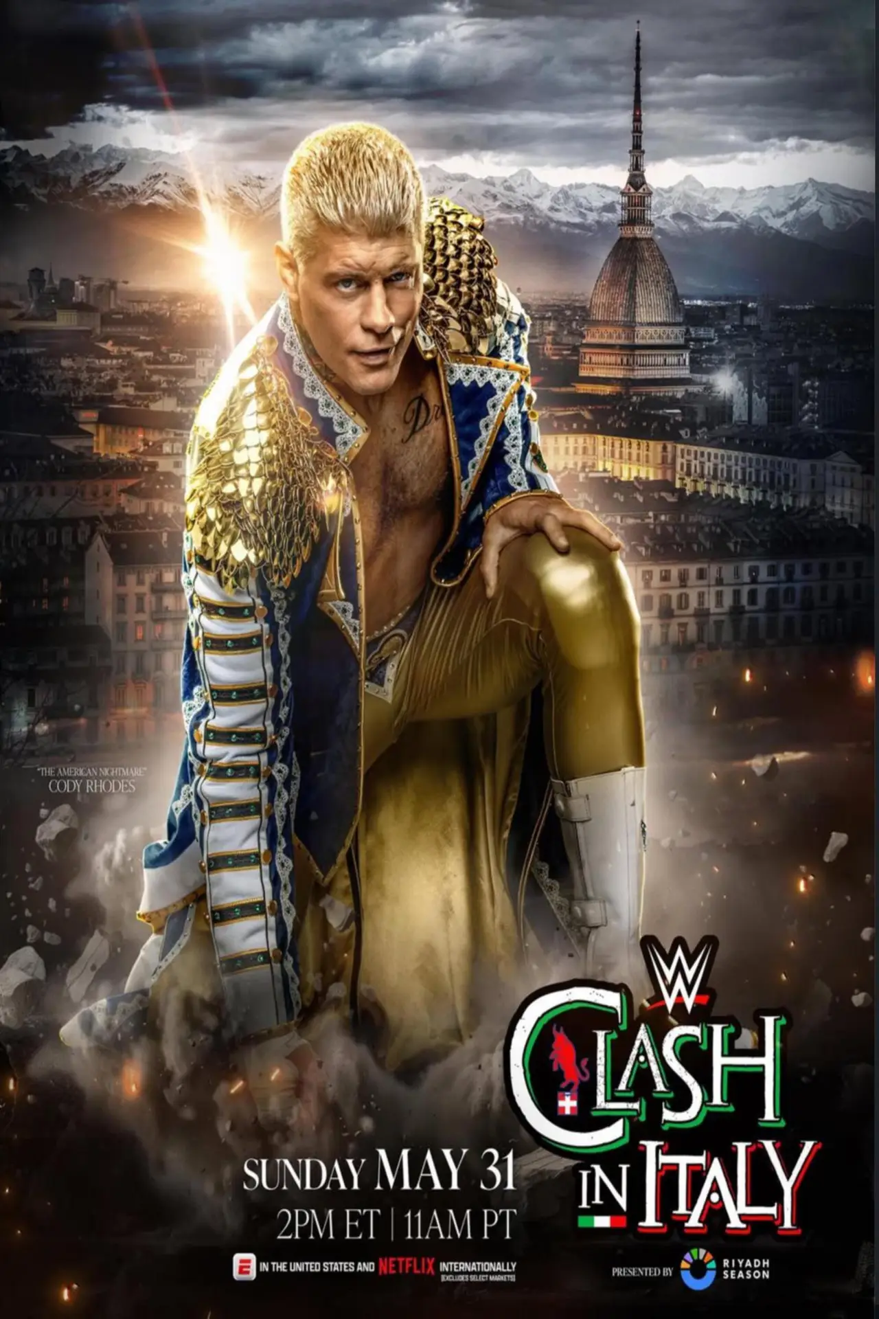 Plakat filmowy "WWE Clash in Italy 2026"