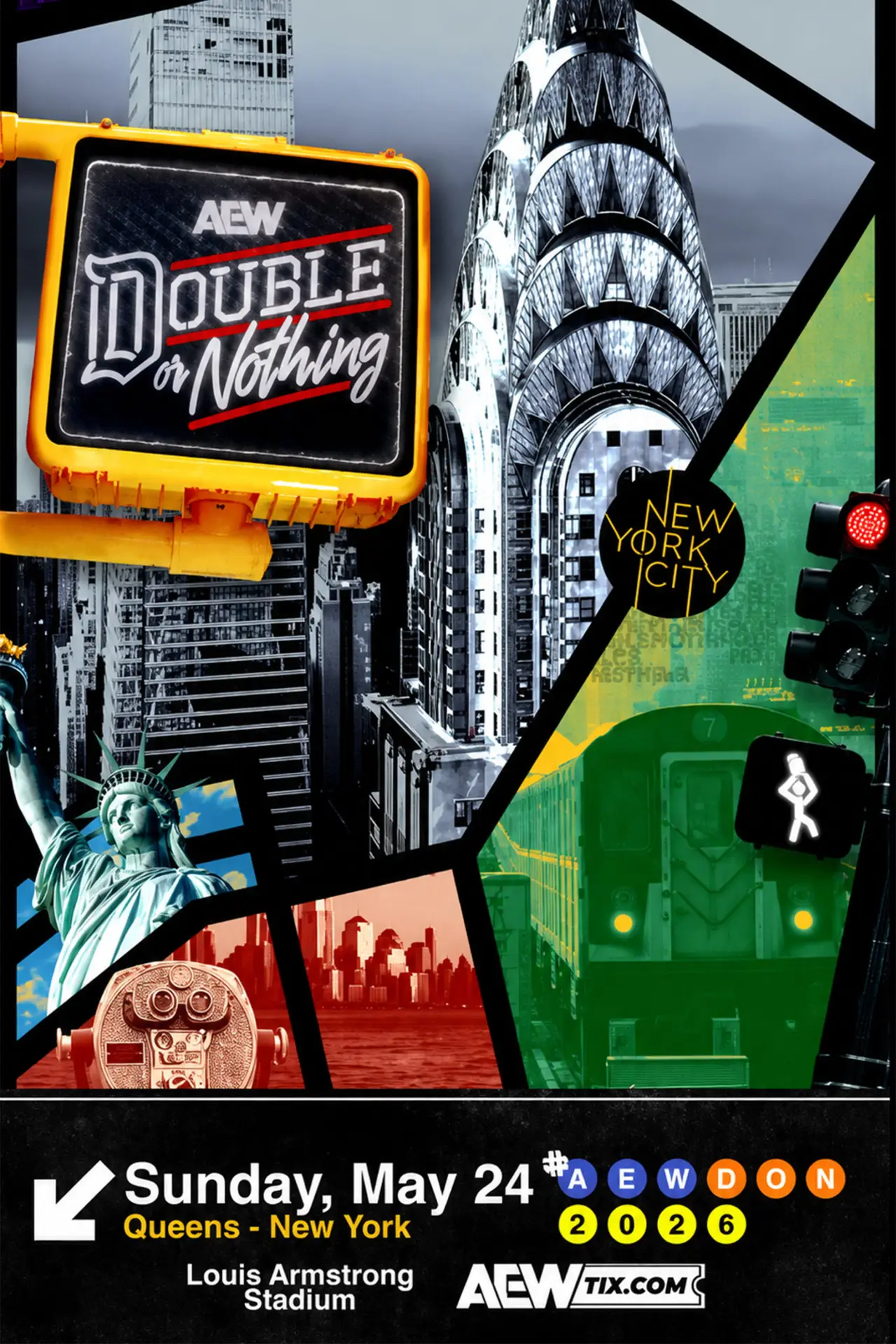 Plakat filmowy "AEW Double or Nothing 2026"