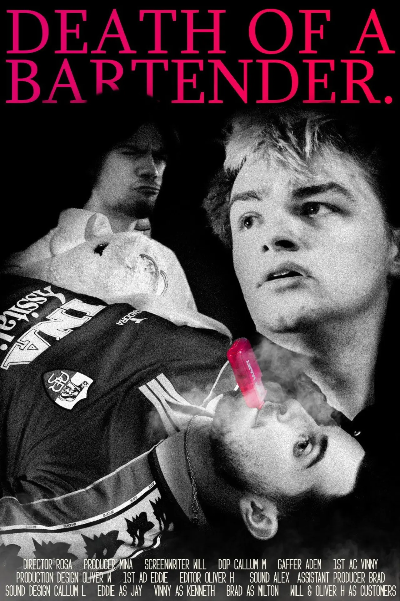 Plakat filmowy "Death of a Bartender"