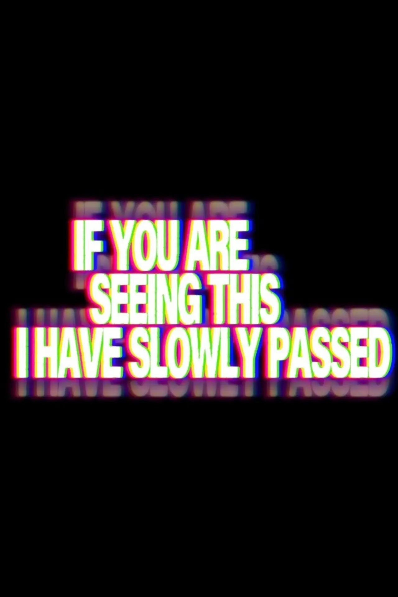 Plakat filmowy "If You Are Seeing This I