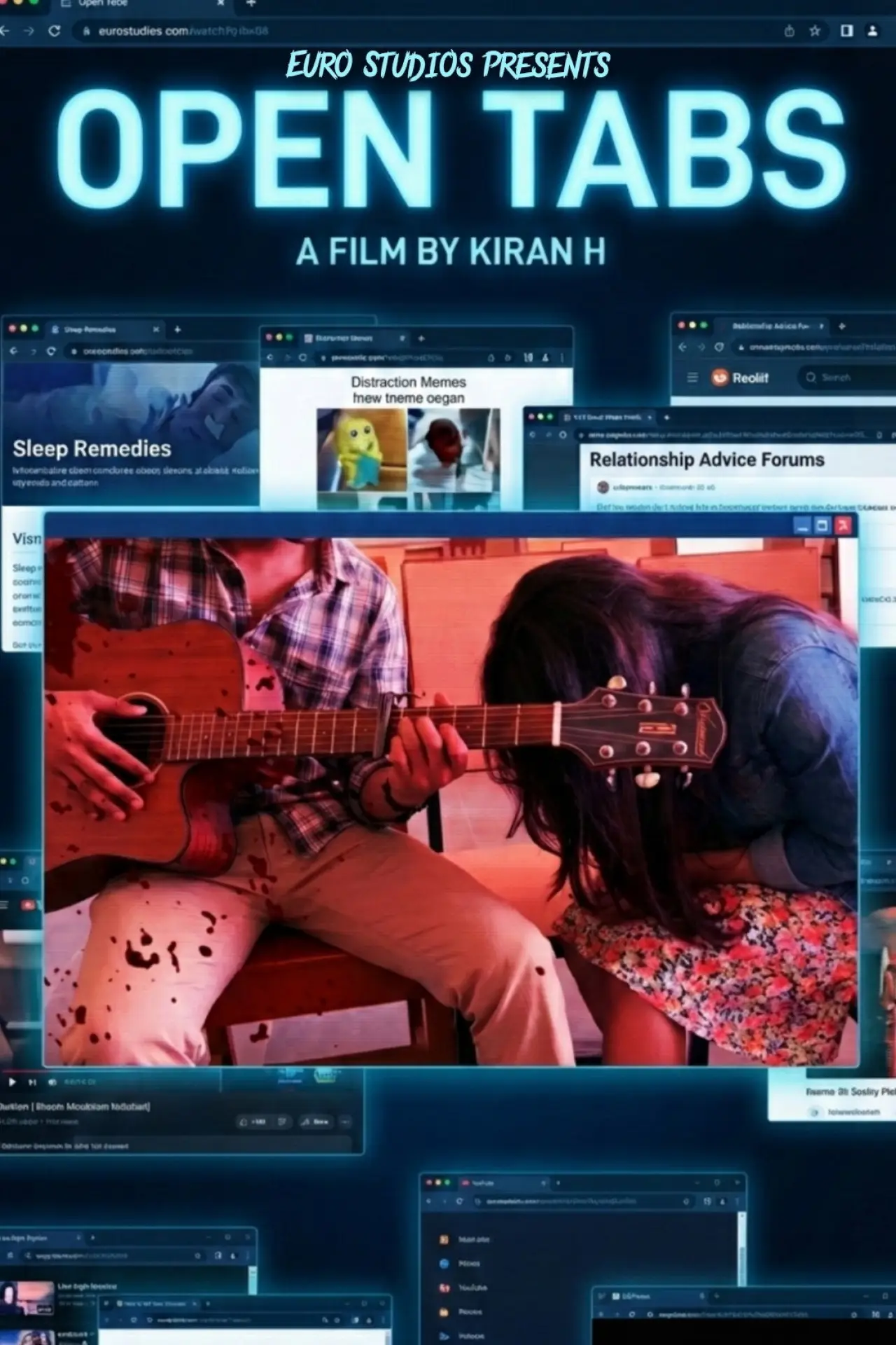 Plakat filmowy "Open Tabs"