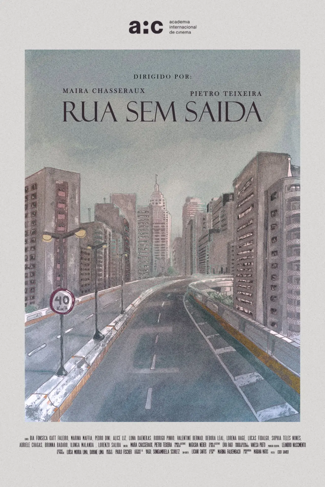 Plakat filmowy "Rua Sem Saída"