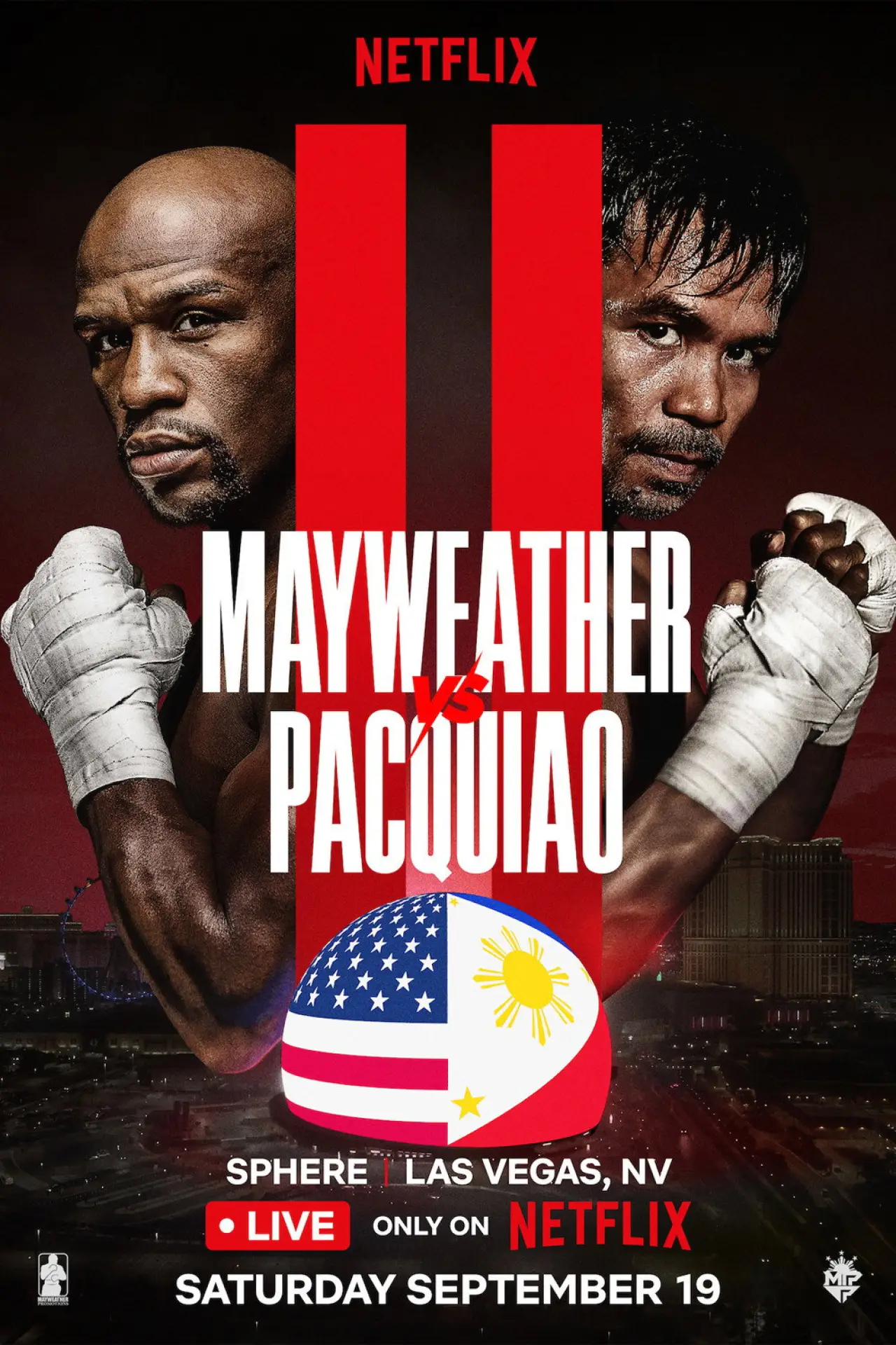 Plakat filmowy "Floyd Mayweather vs. Manny Pacquiao"
