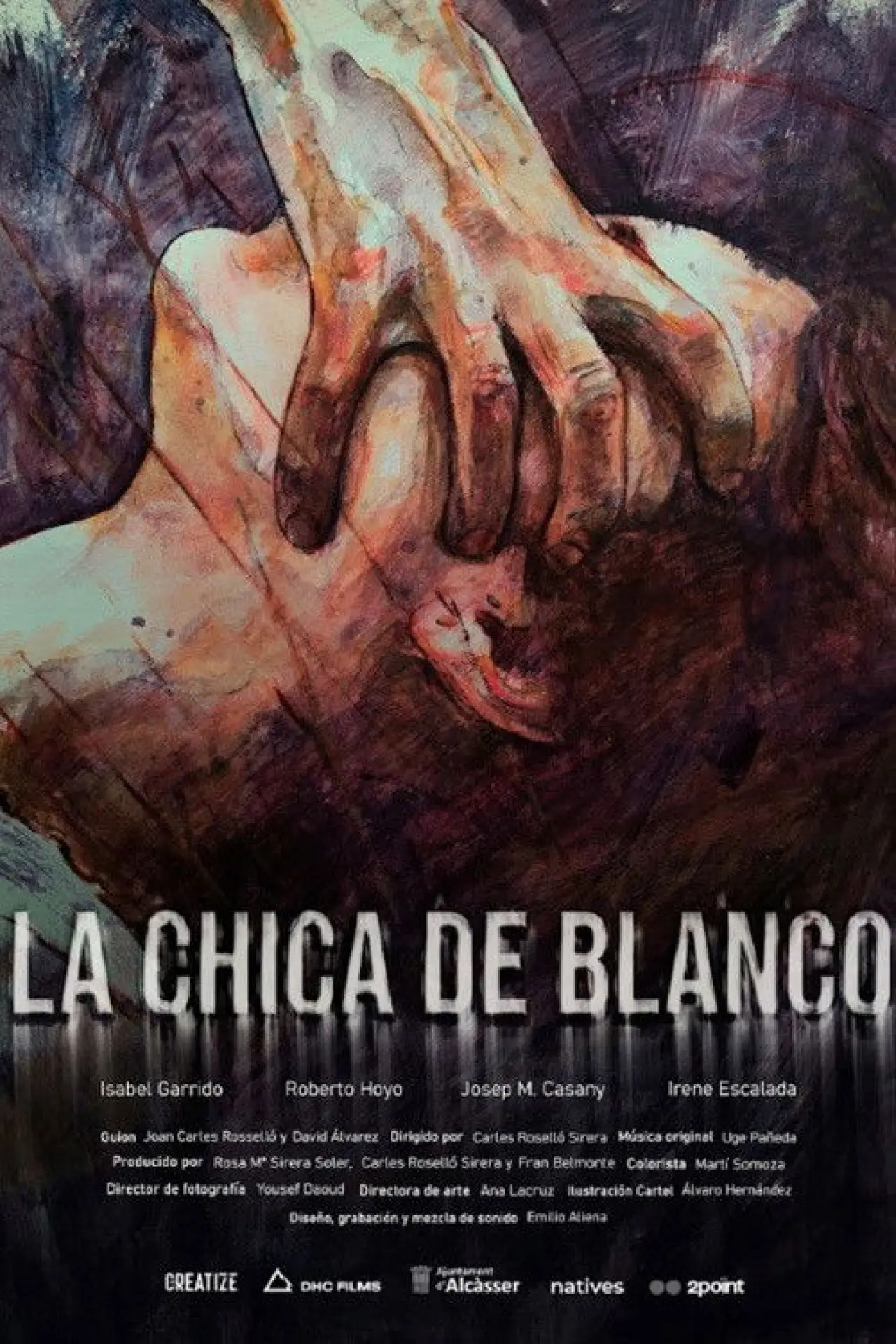 Plakat filmowy "La chica de blanco"