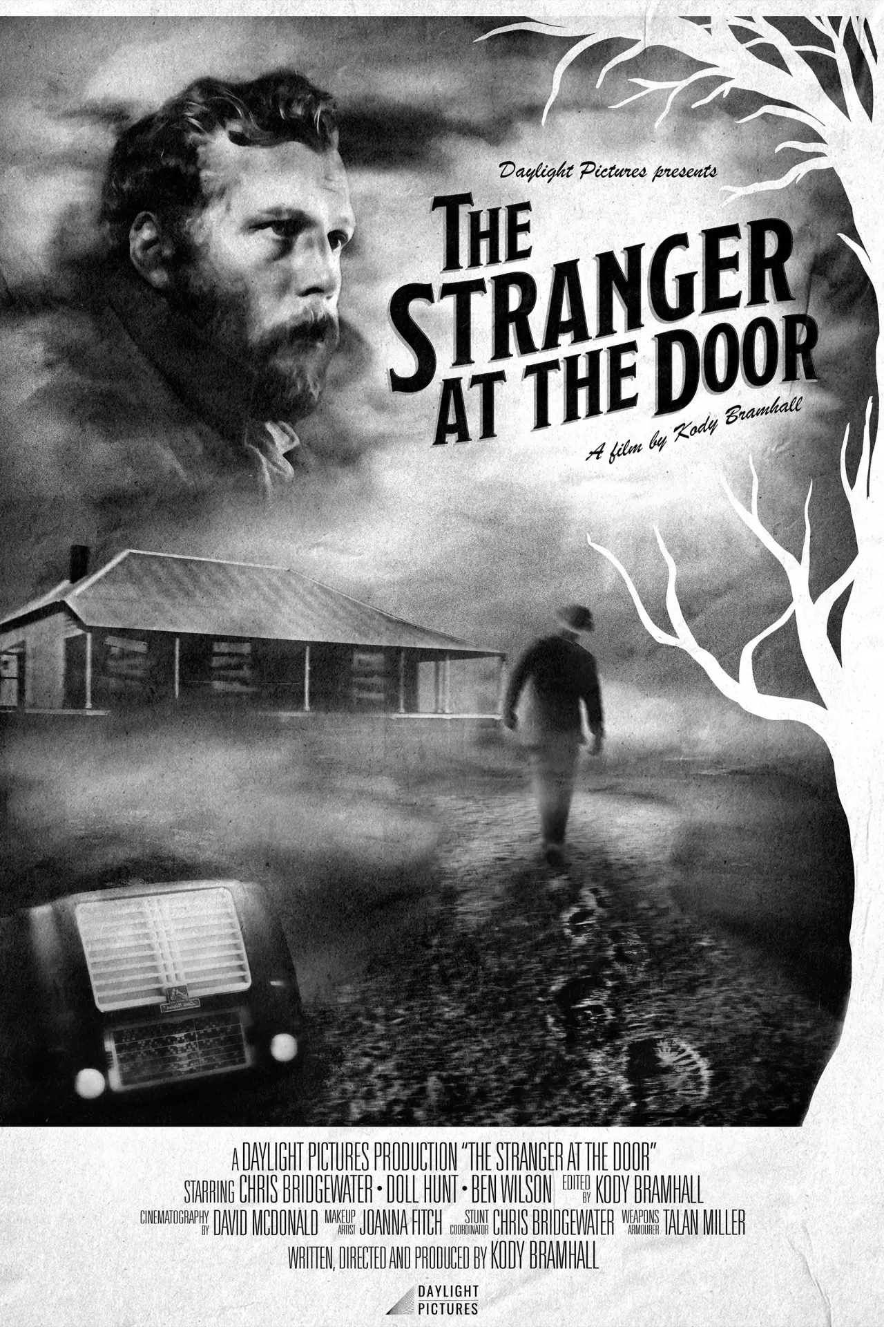 Plakat filmowy "The Stranger at the Door"
