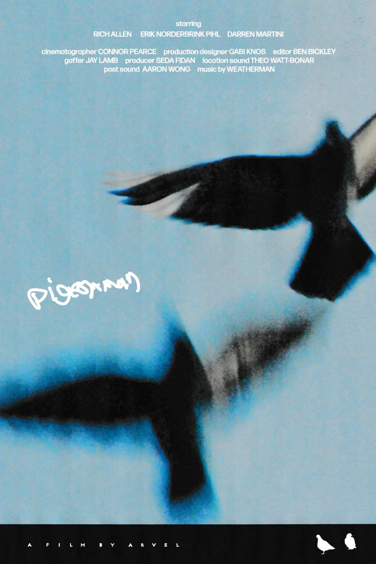 Plakat filmowy "Pigeonman"