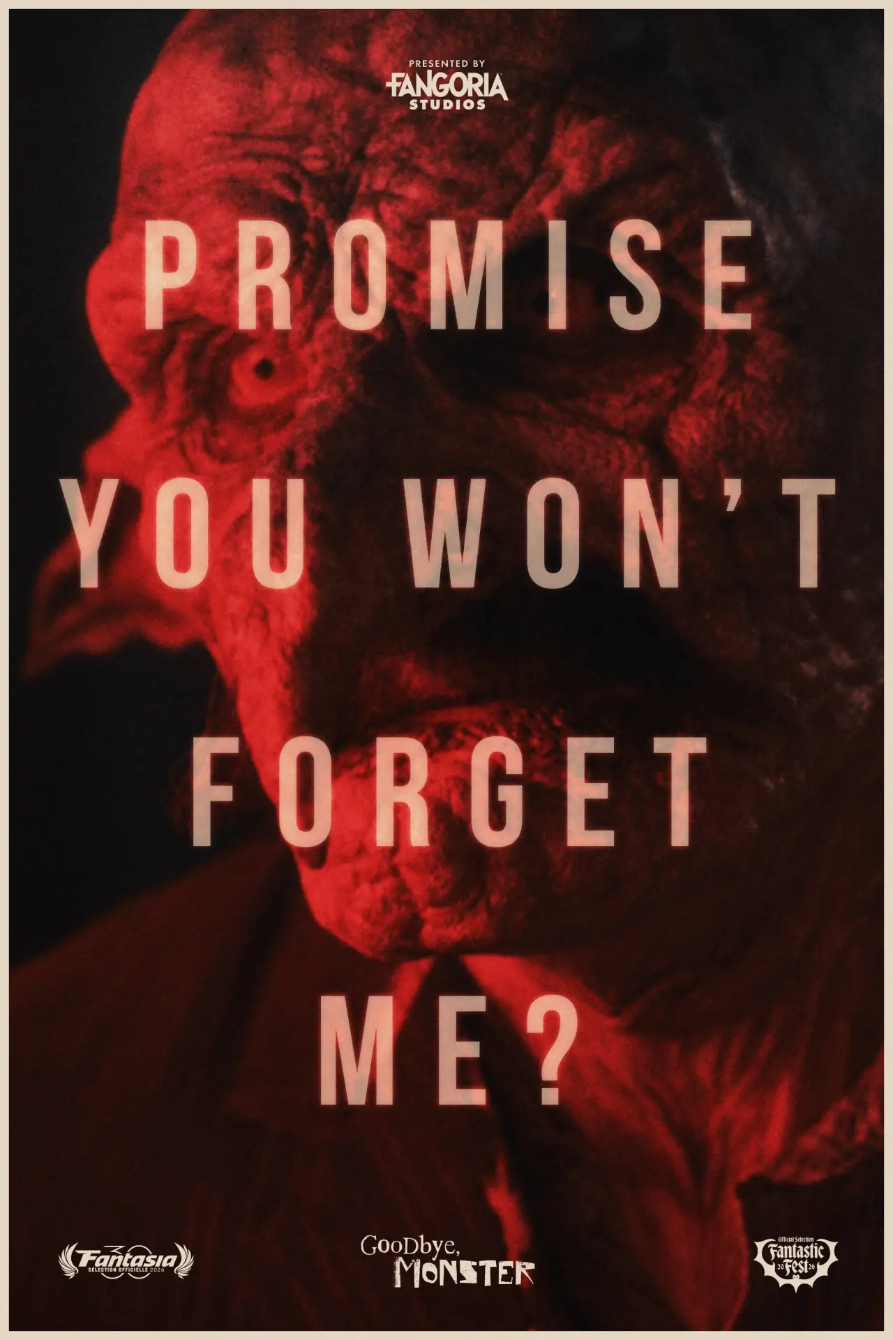 Plakat filmowy "Goodbye, Monster"