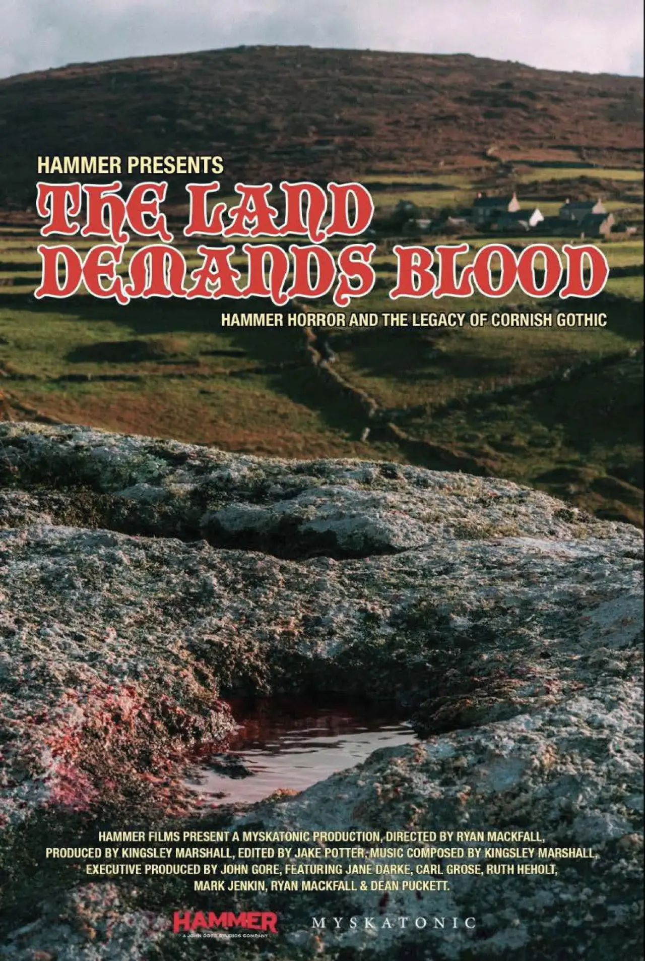 Plakat filmowy "The Land Demands Blood: Hammer Horror and the Legacy of Cornish Gothic"