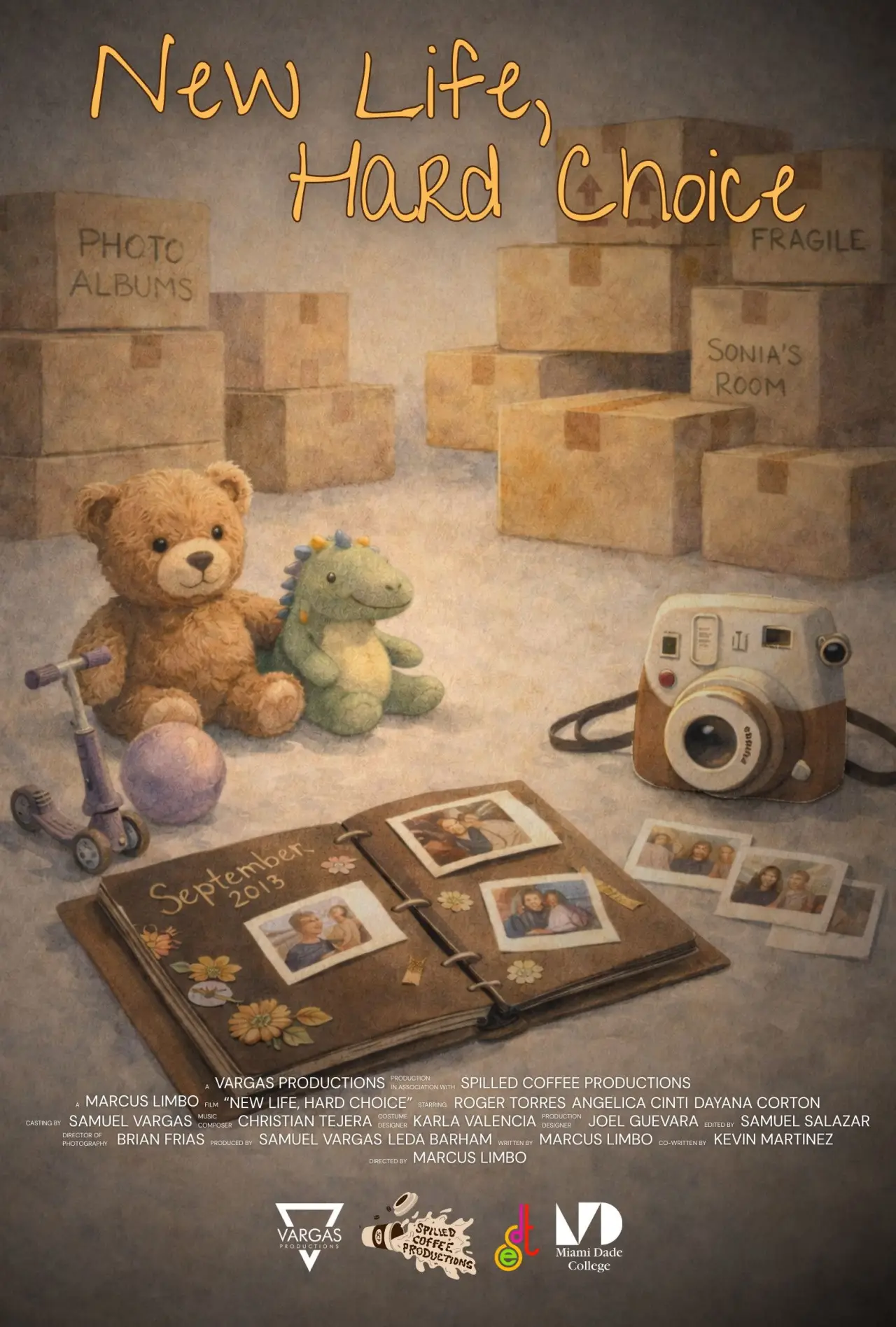 Plakat filmowy "New Life, Hard Choice"