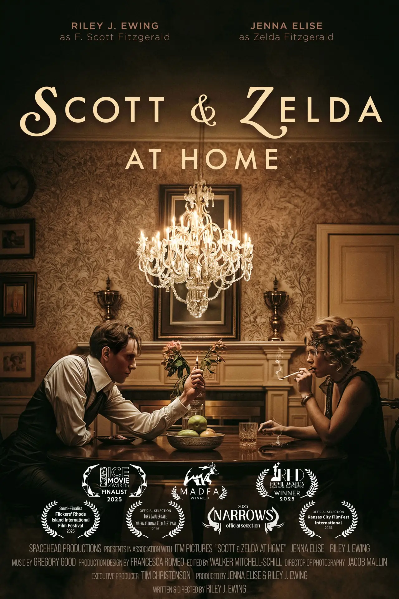 Plakat filmowy "Scott & Zelda At Home"