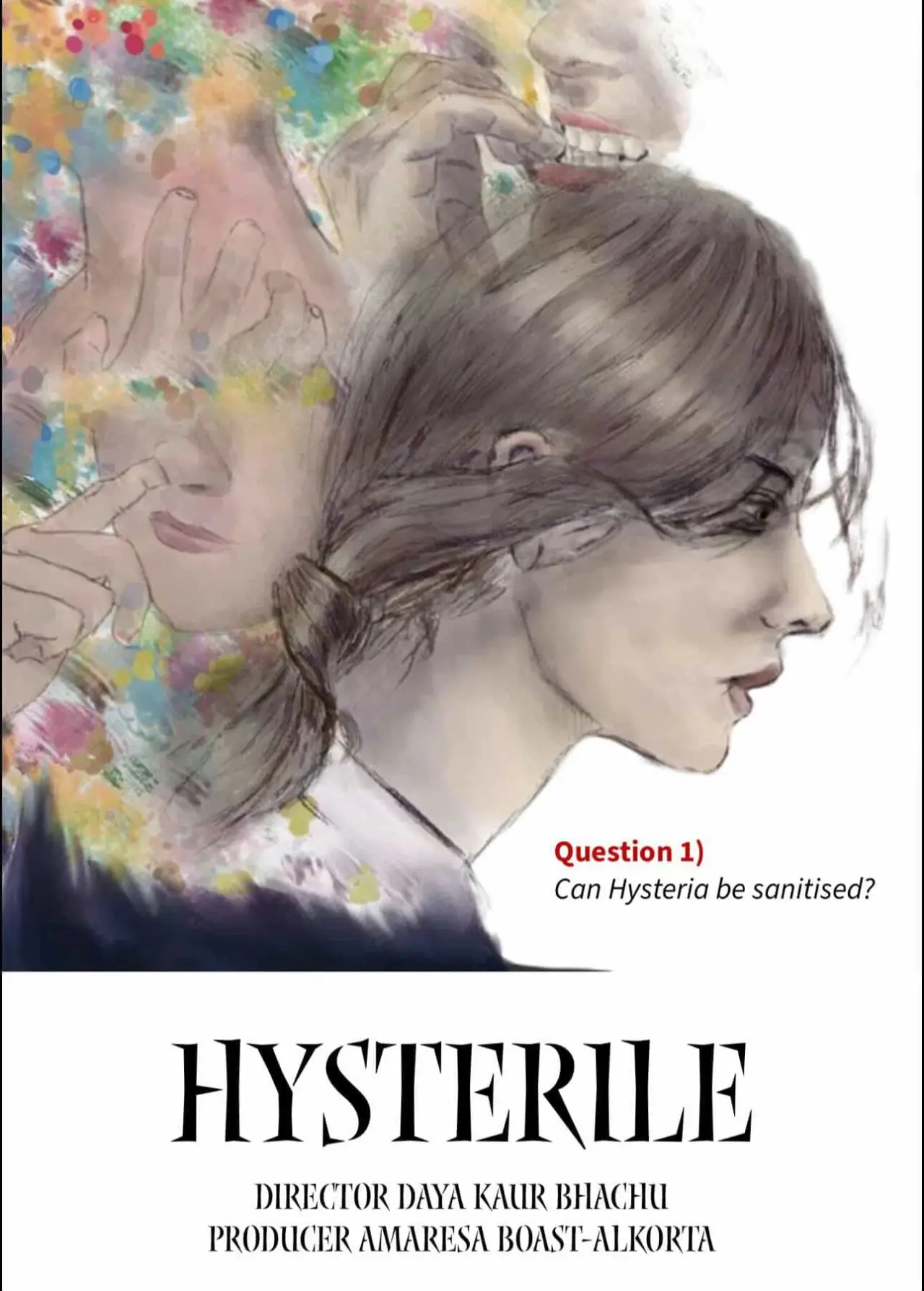 Plakat filmowy "Hysterile"