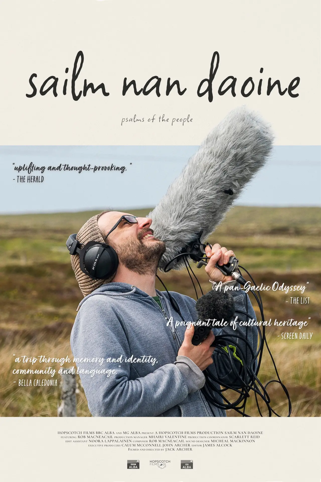 Plakat filmowy "Sailm nan Daoine"