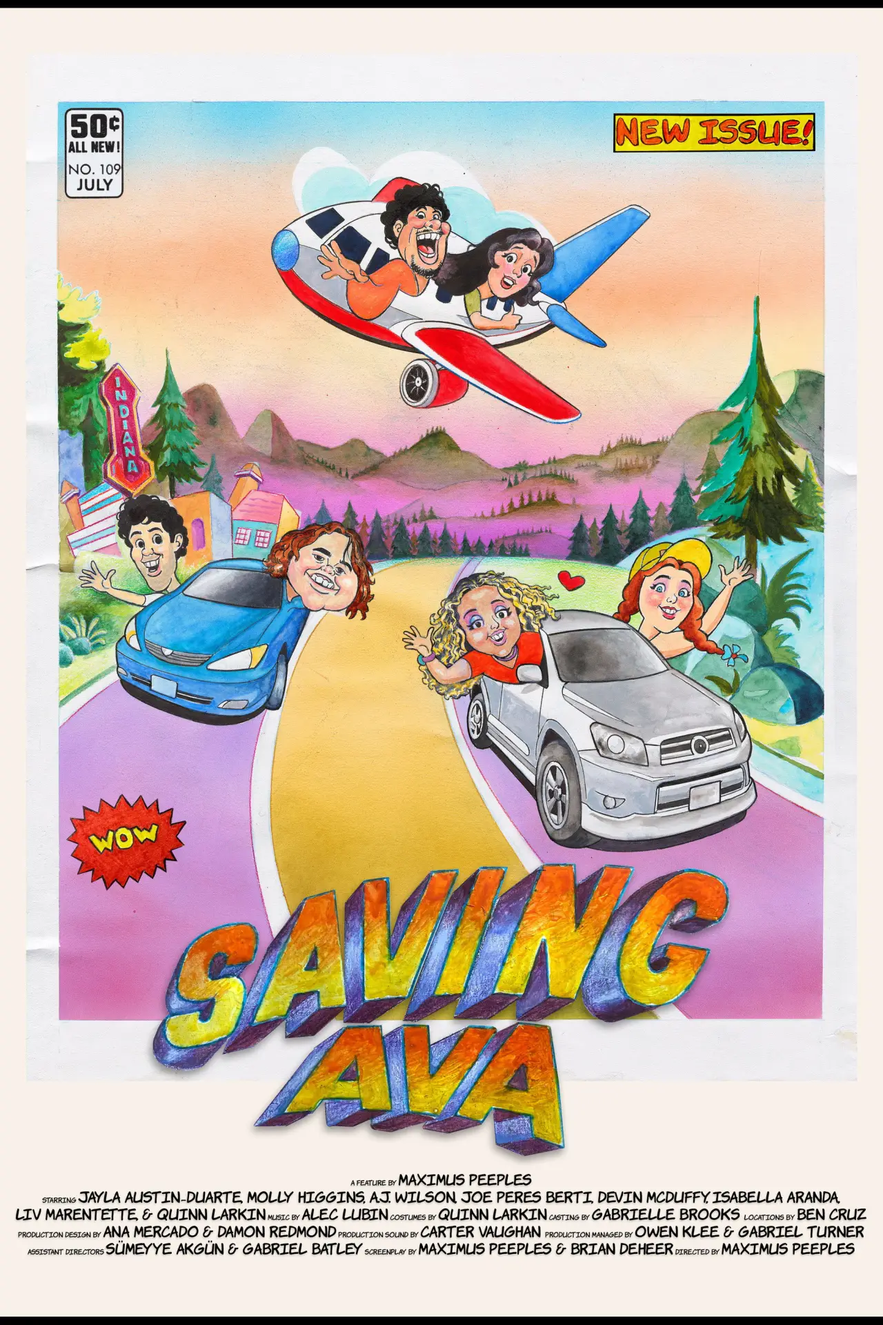 Plakat filmowy "Saving Ava"