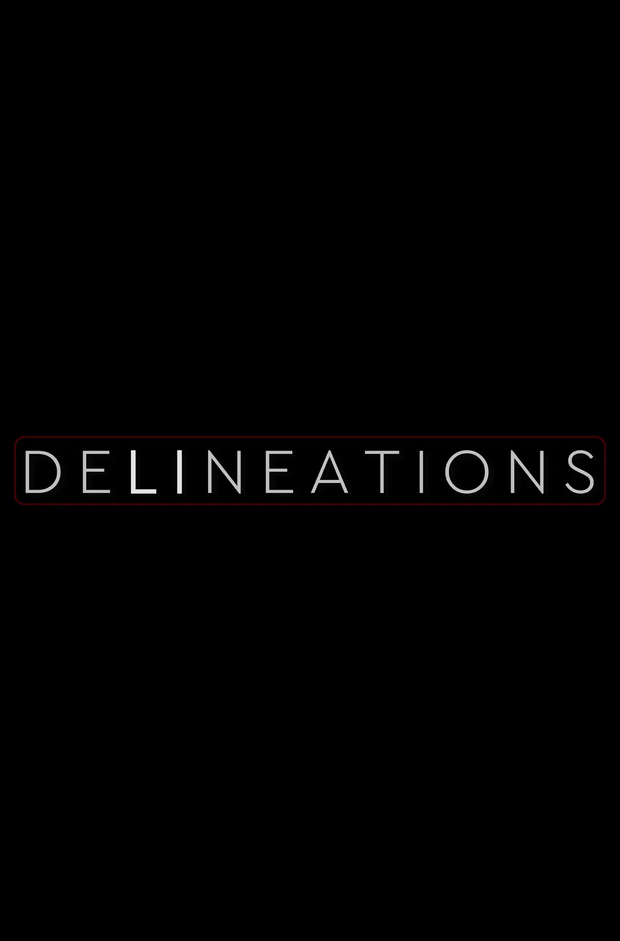 Plakat filmowy "Delineations"