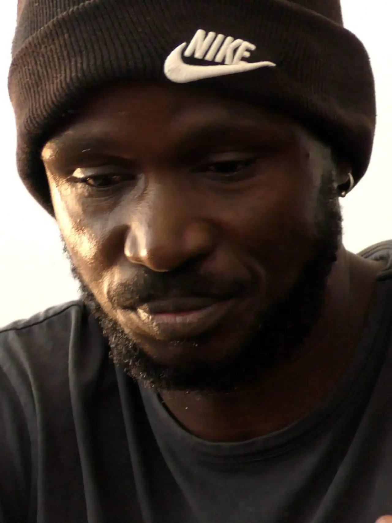 Plakat filmowy "Moi, Abou, menacé de mort"