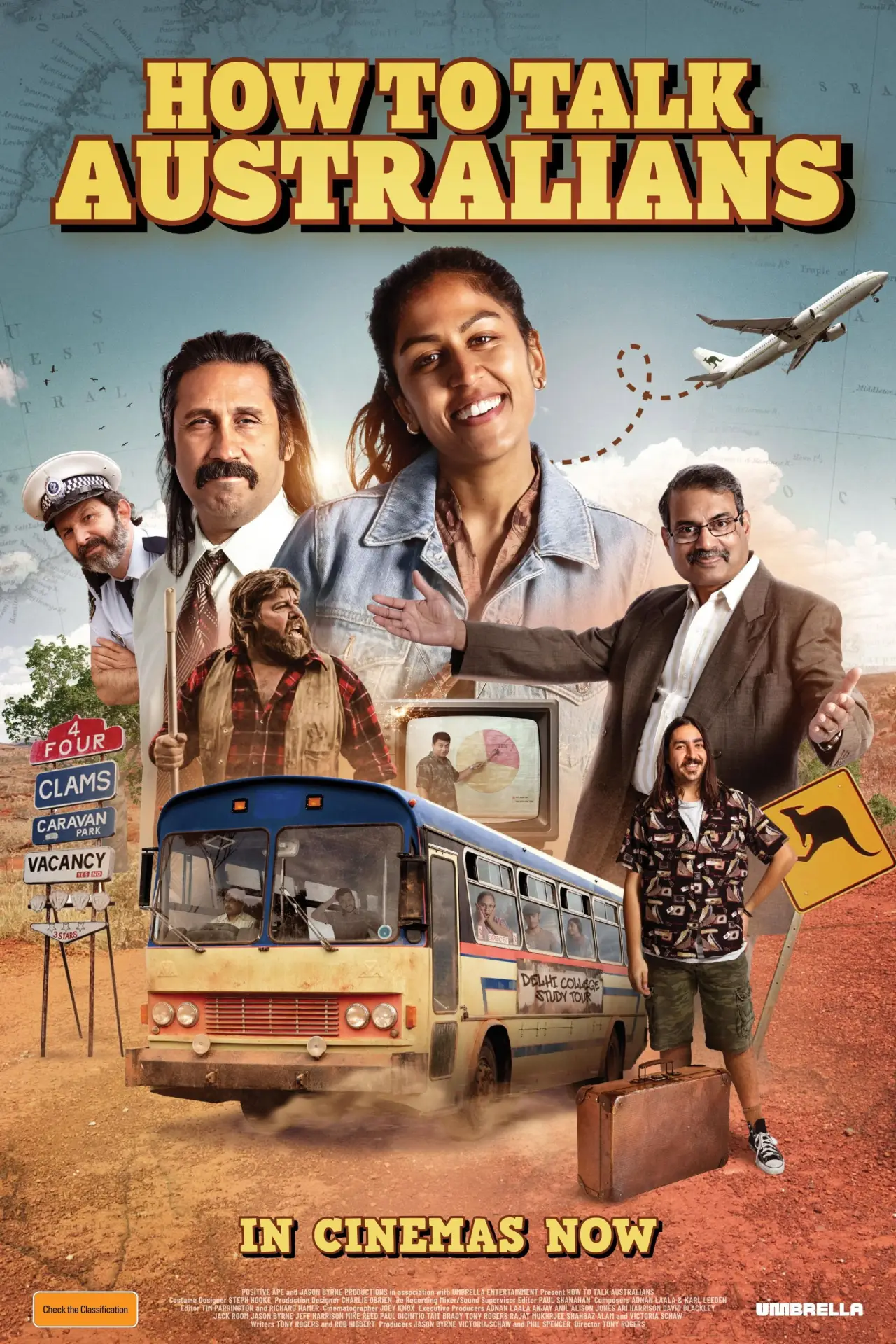 Plakat filmowy "How to Talk to Australians: The Movie"