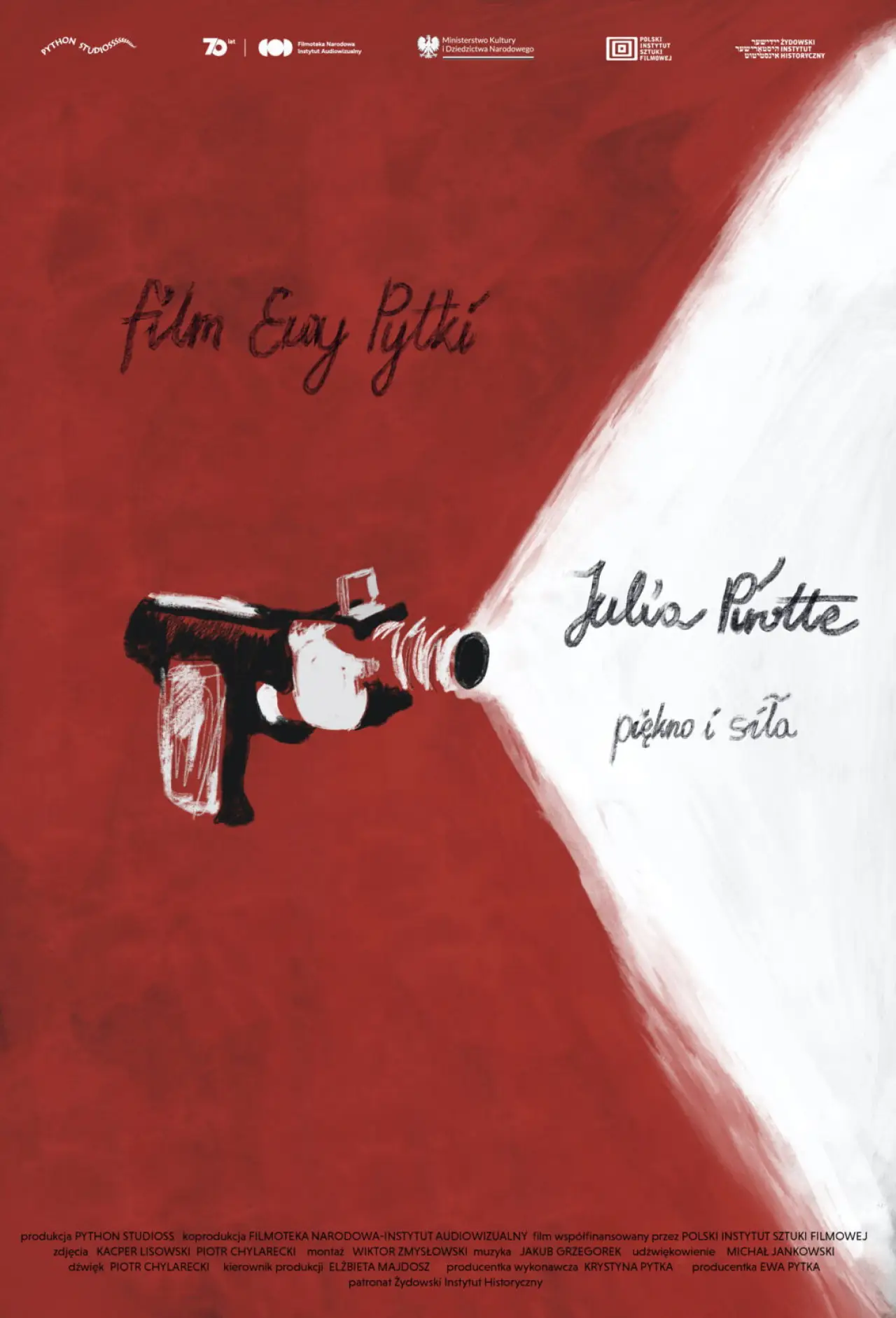 Plakat filmowy "Julia Pirotte - piękno i siła"