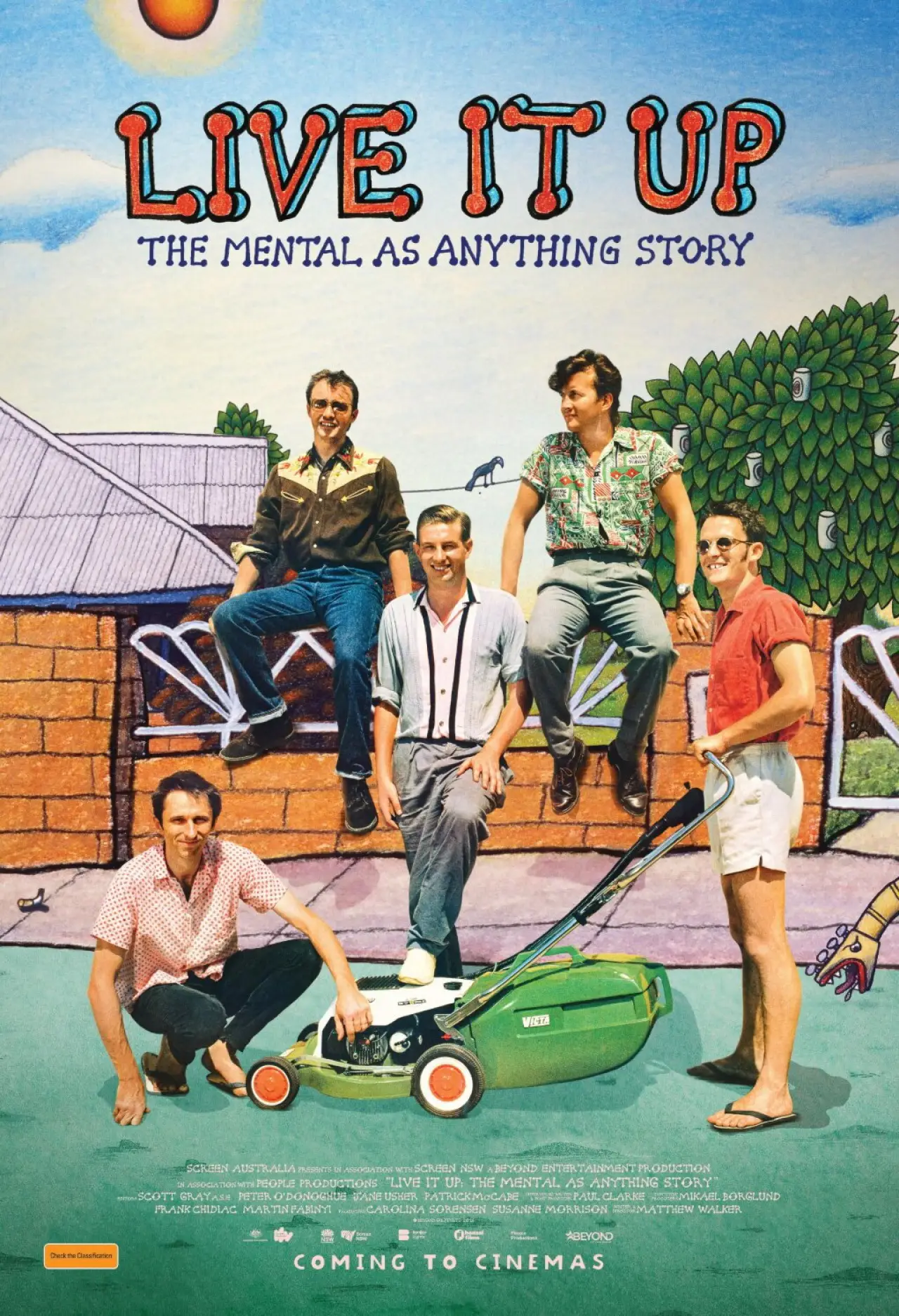 Plakat filmowy "Live It Up: The Mental As Anything Story"