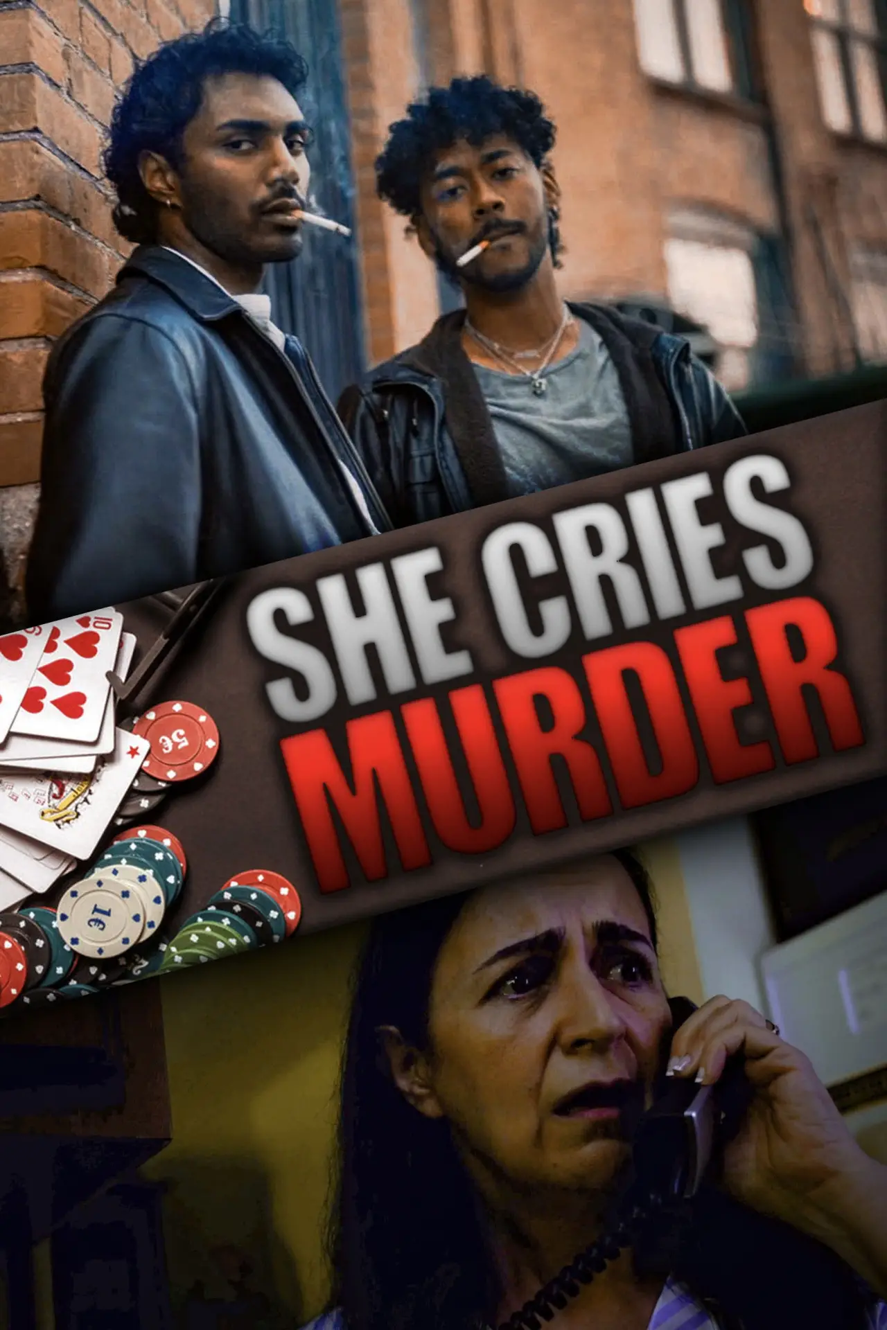 Plakat filmowy "She Cries Murder"