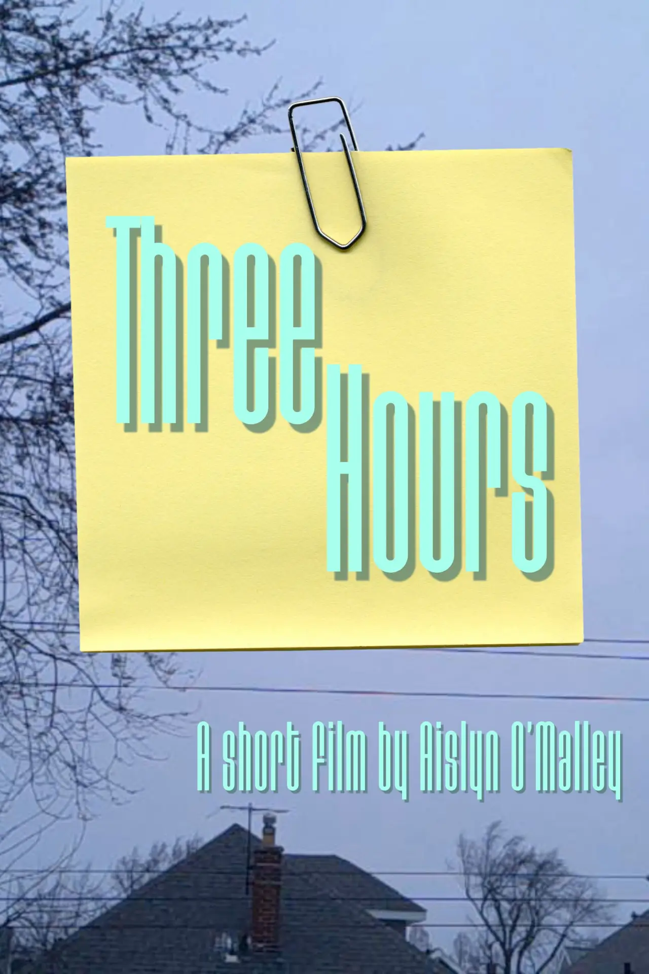 Plakat filmowy "Three Hours"