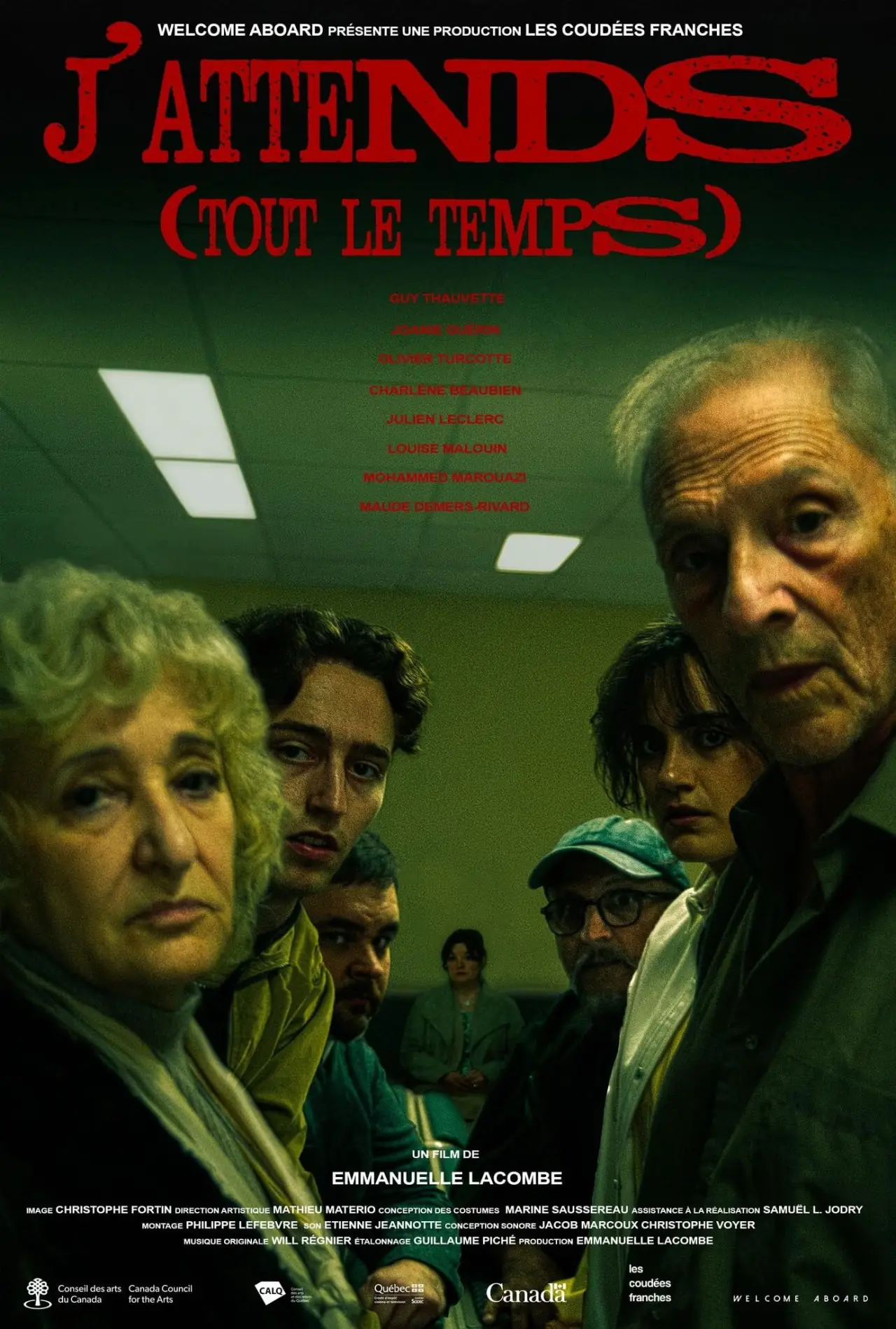 Plakat filmowy "J’attends (tout le temps)"