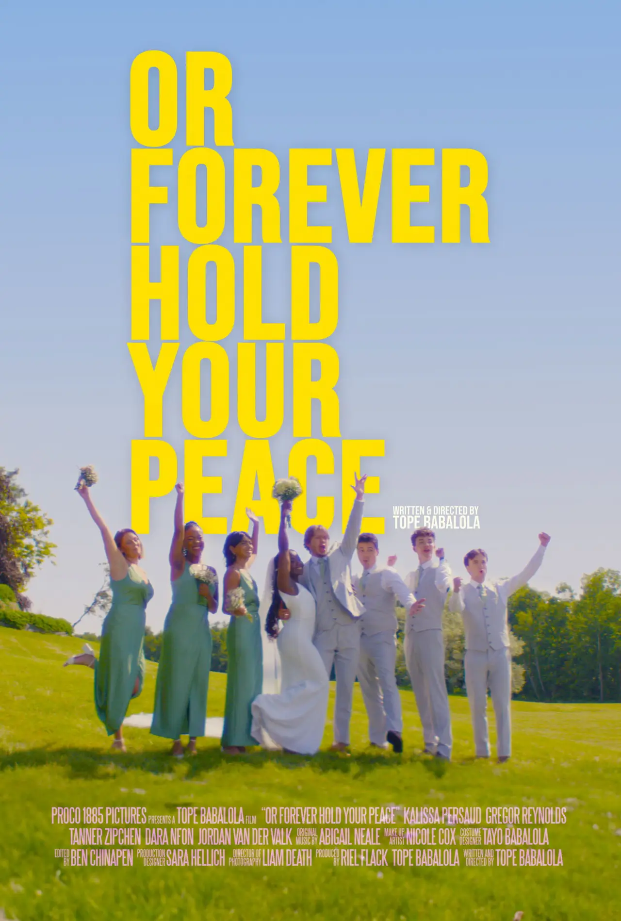 Plakat filmowy "Or Forever Hold Your Peace"