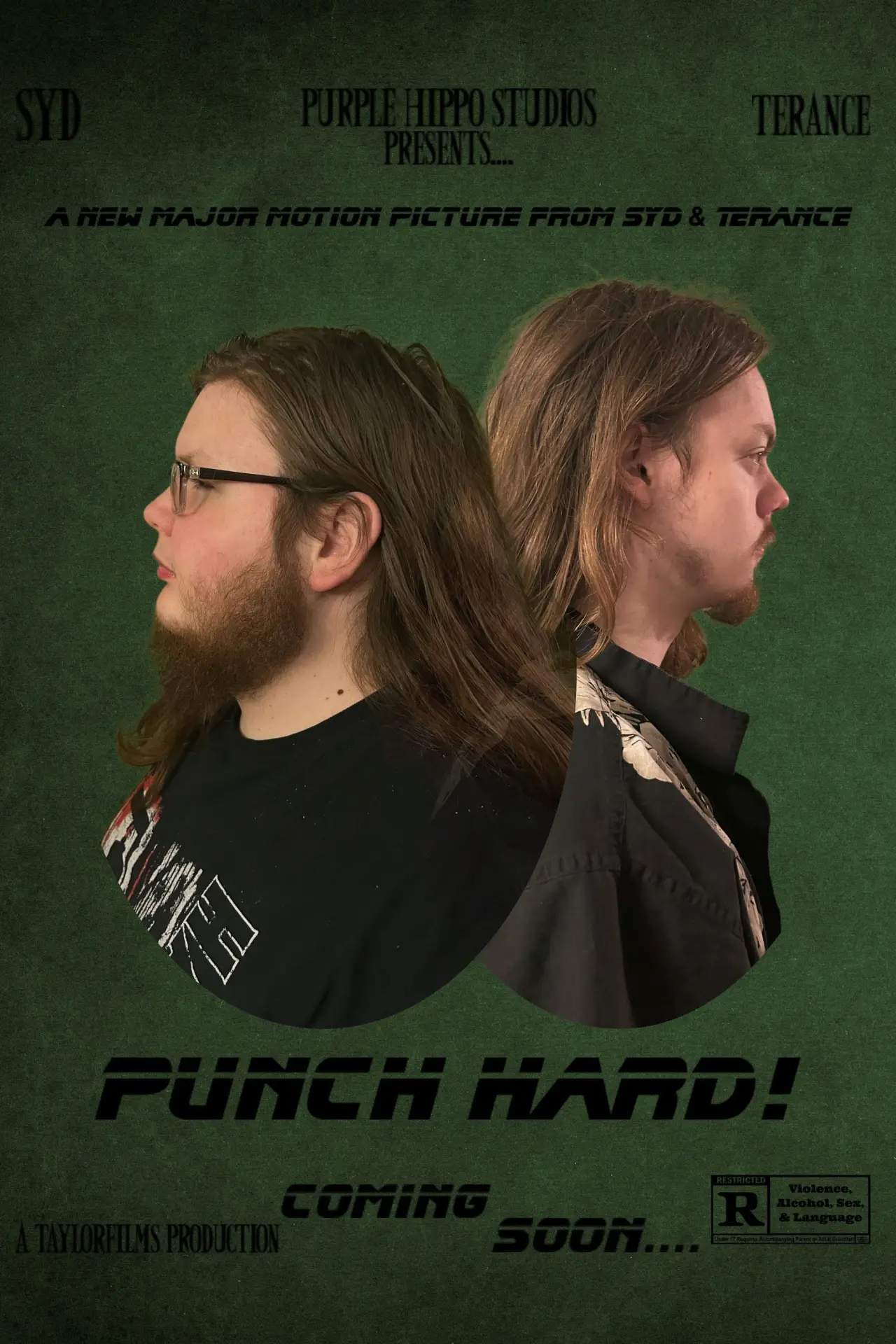 Plakat filmowy "Punch Hard"