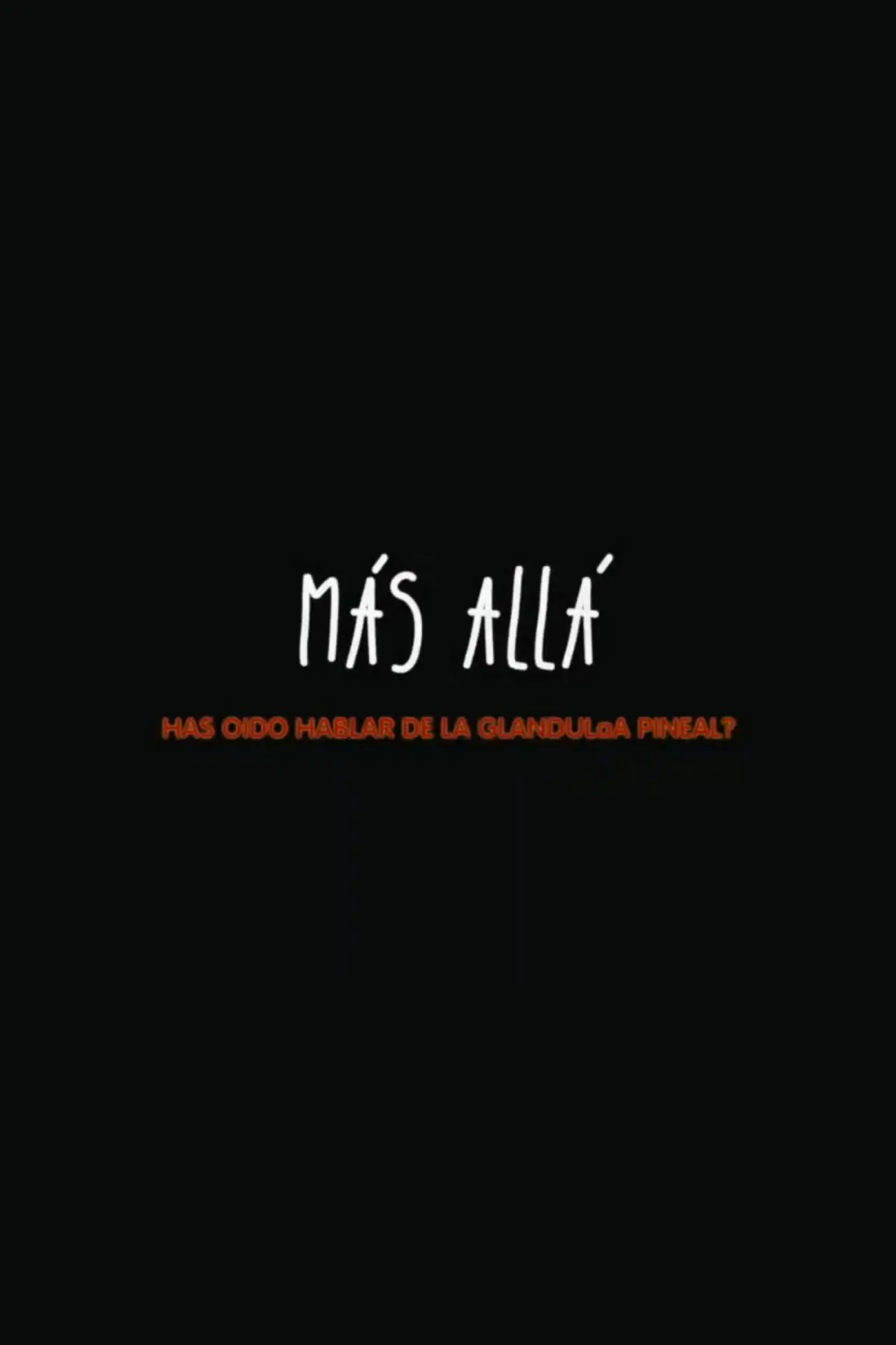 Plakat filmowy "Más Allá"