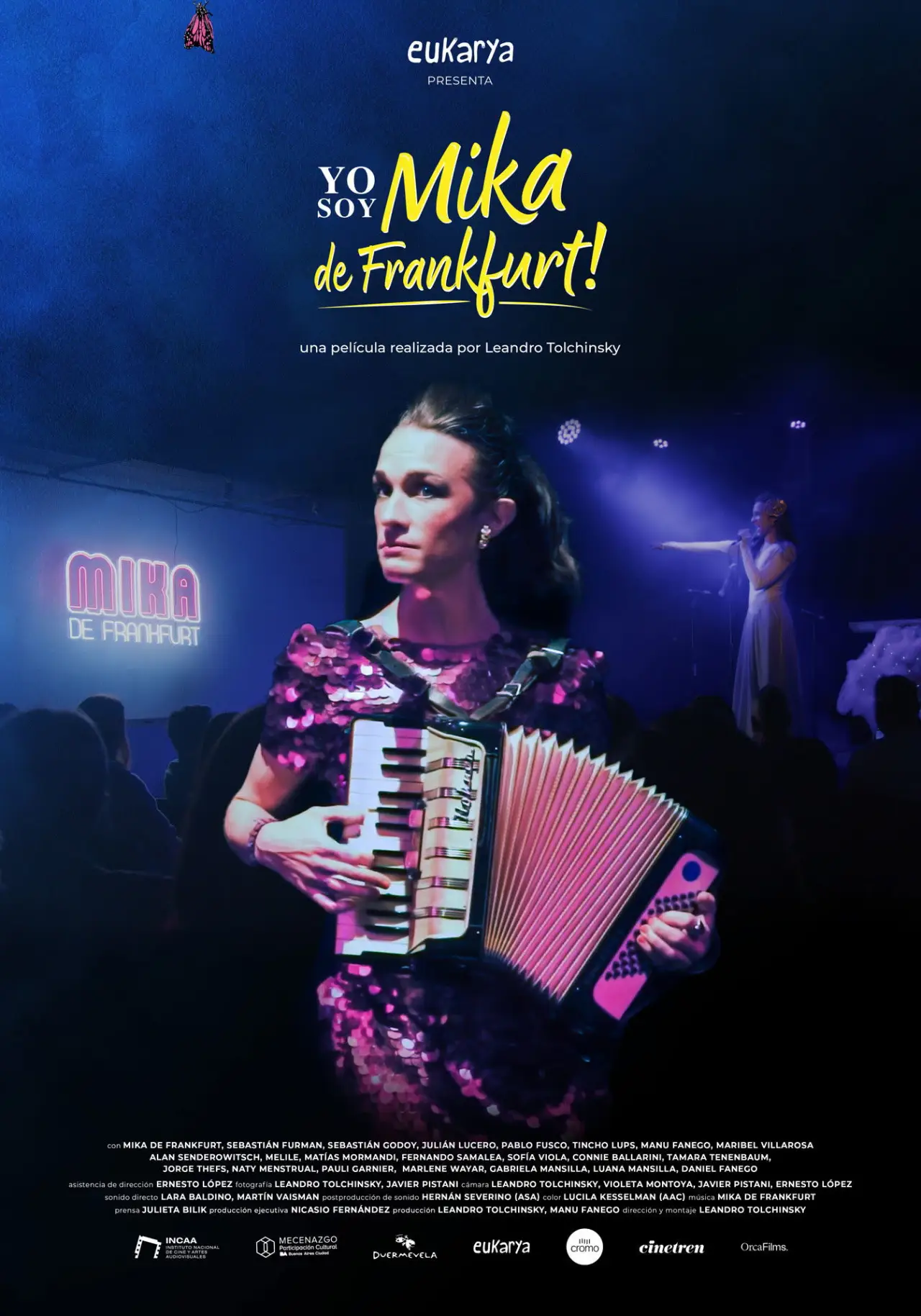 Plakat filmowy "Yo soy Mika de Frankfurt"
