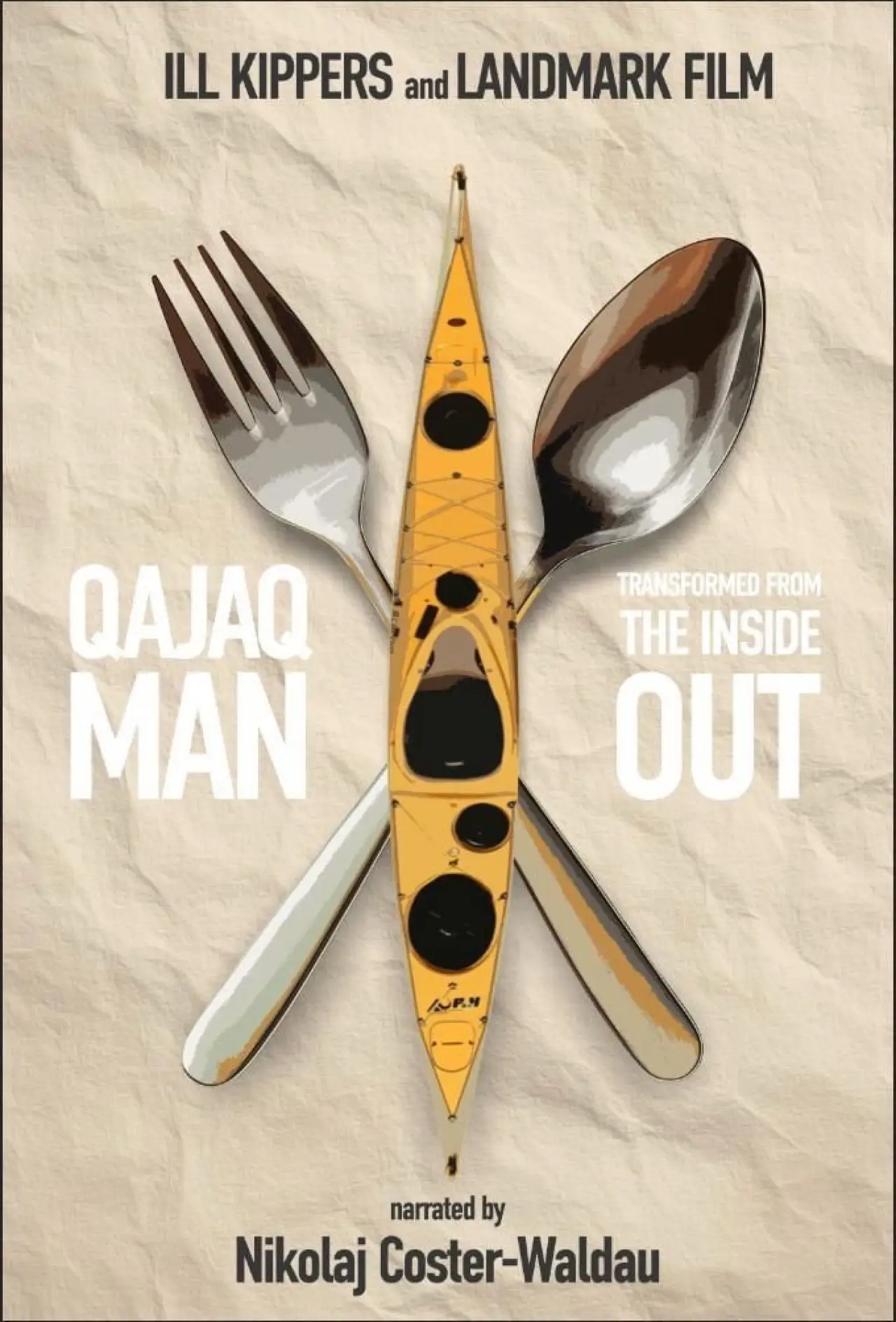 Plakat filmowy "Qajaq Man"