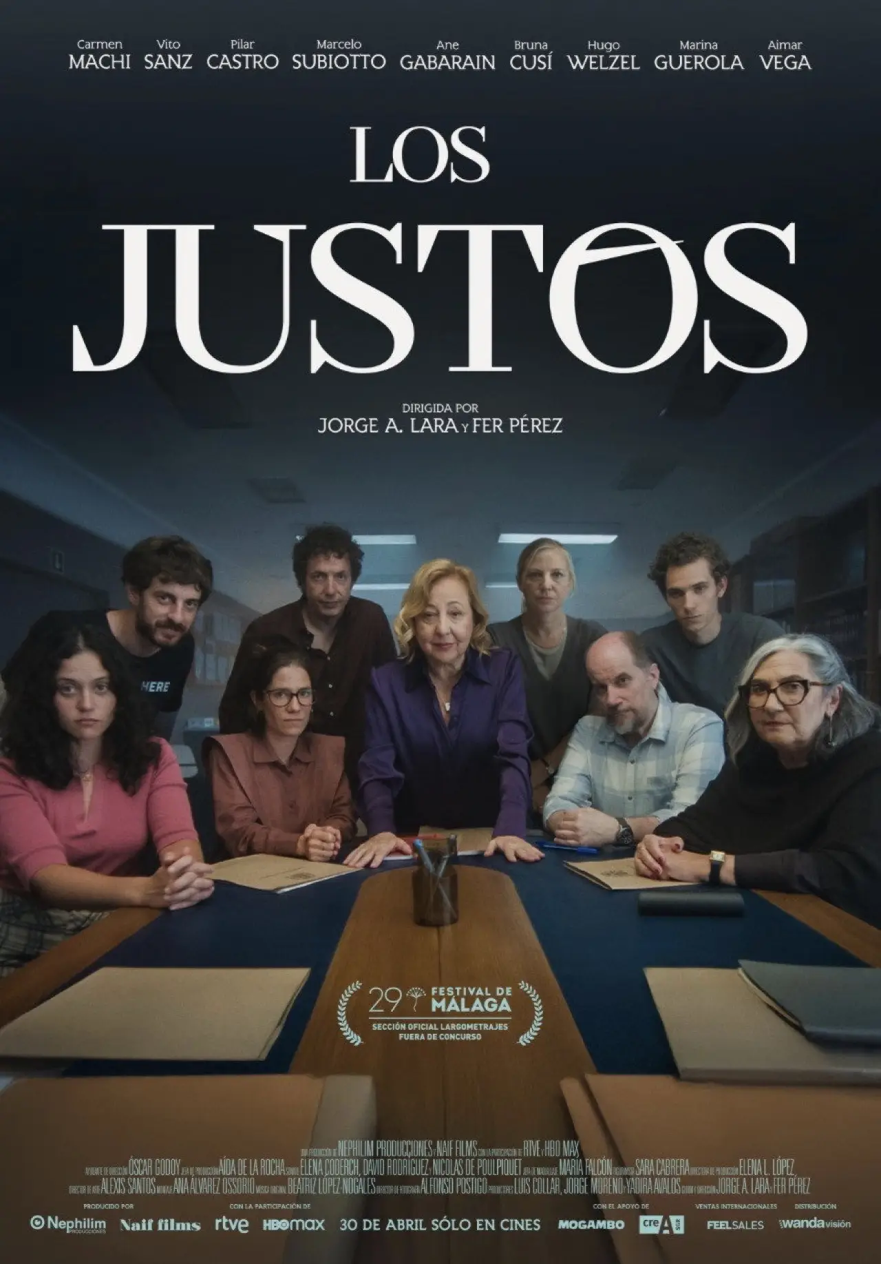 Plakat filmowy "Los justos"