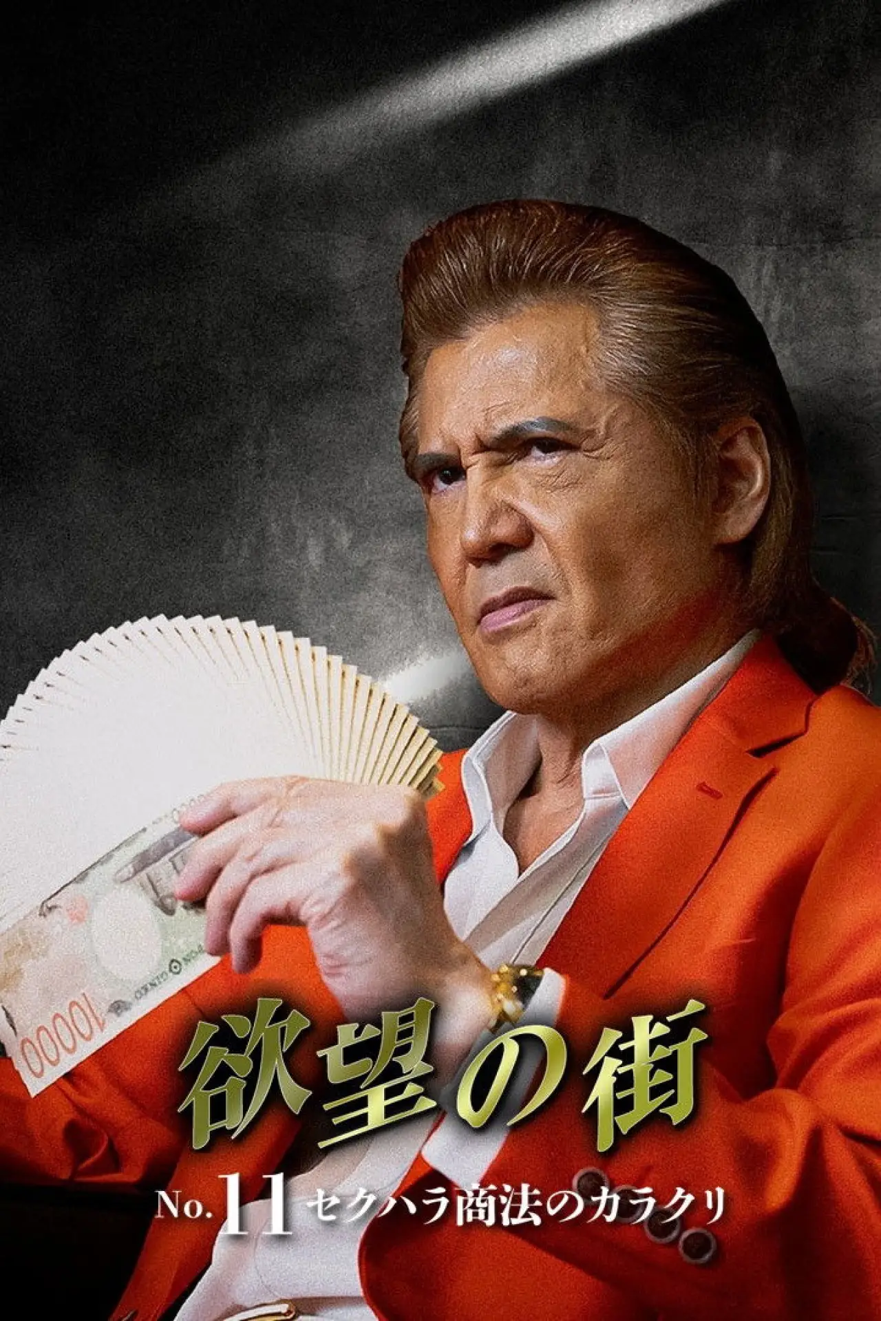 Plakat filmowy "欲望の街 No.11 セクハラ商法のカラクリ"
