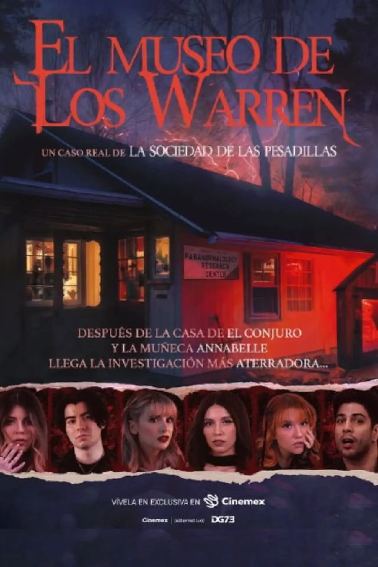 Plakat filmowy "El Museo de los Warren: Un Caso Real de La Sociedad de las Pesadillas"