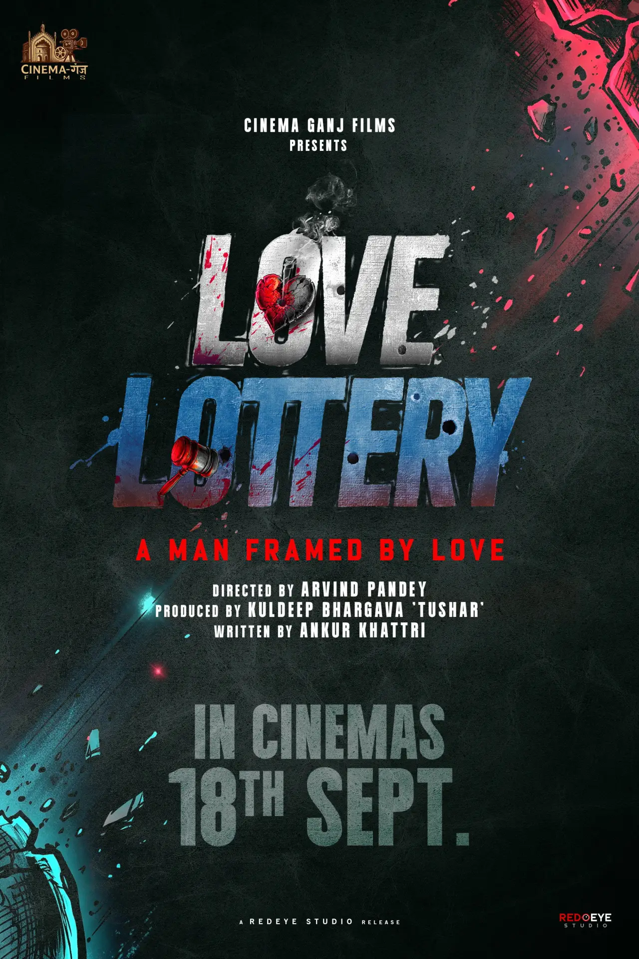 Plakat filmowy "लव लाटरी"