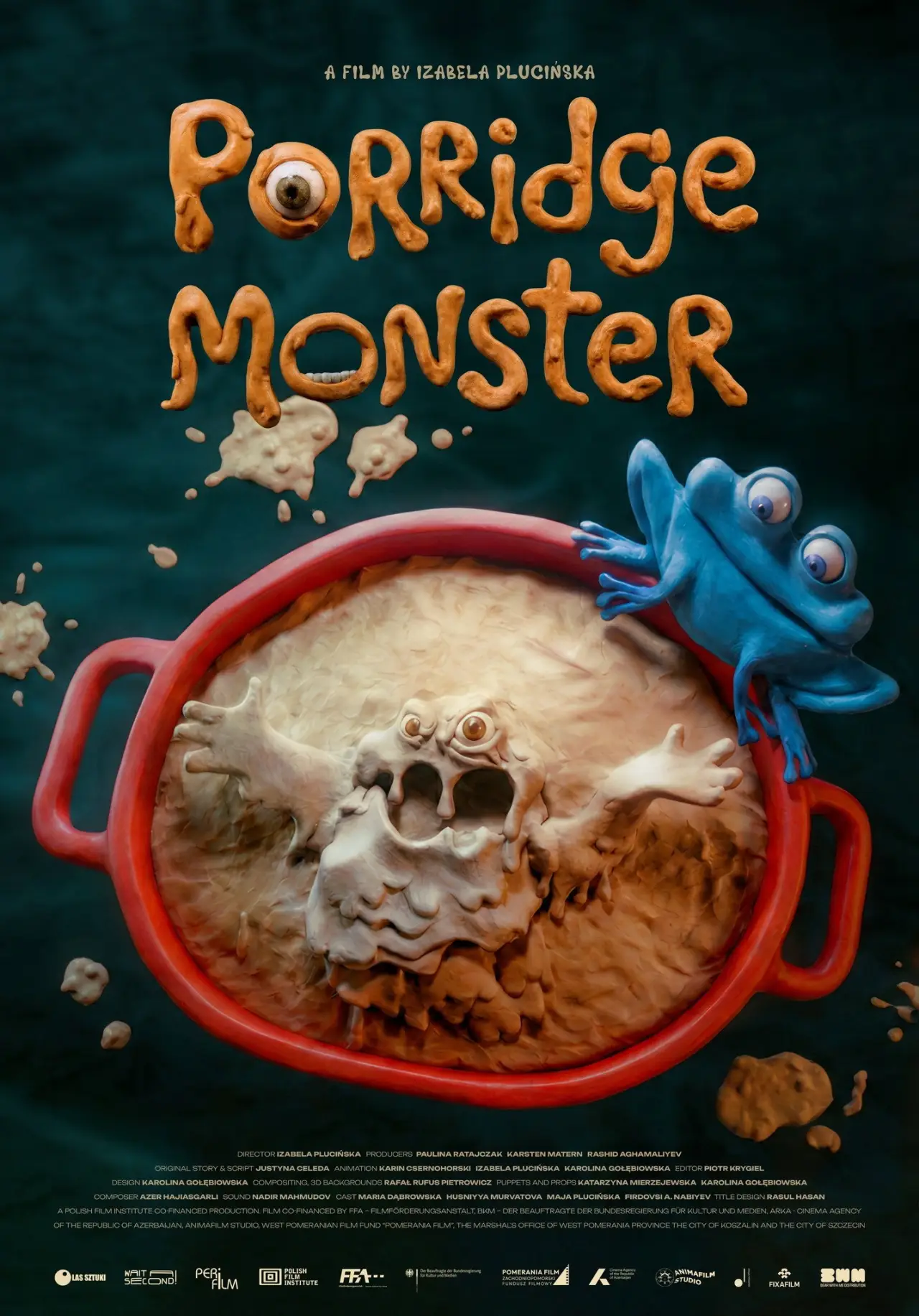 Plakat filmowy "Owsiankowy potwór"