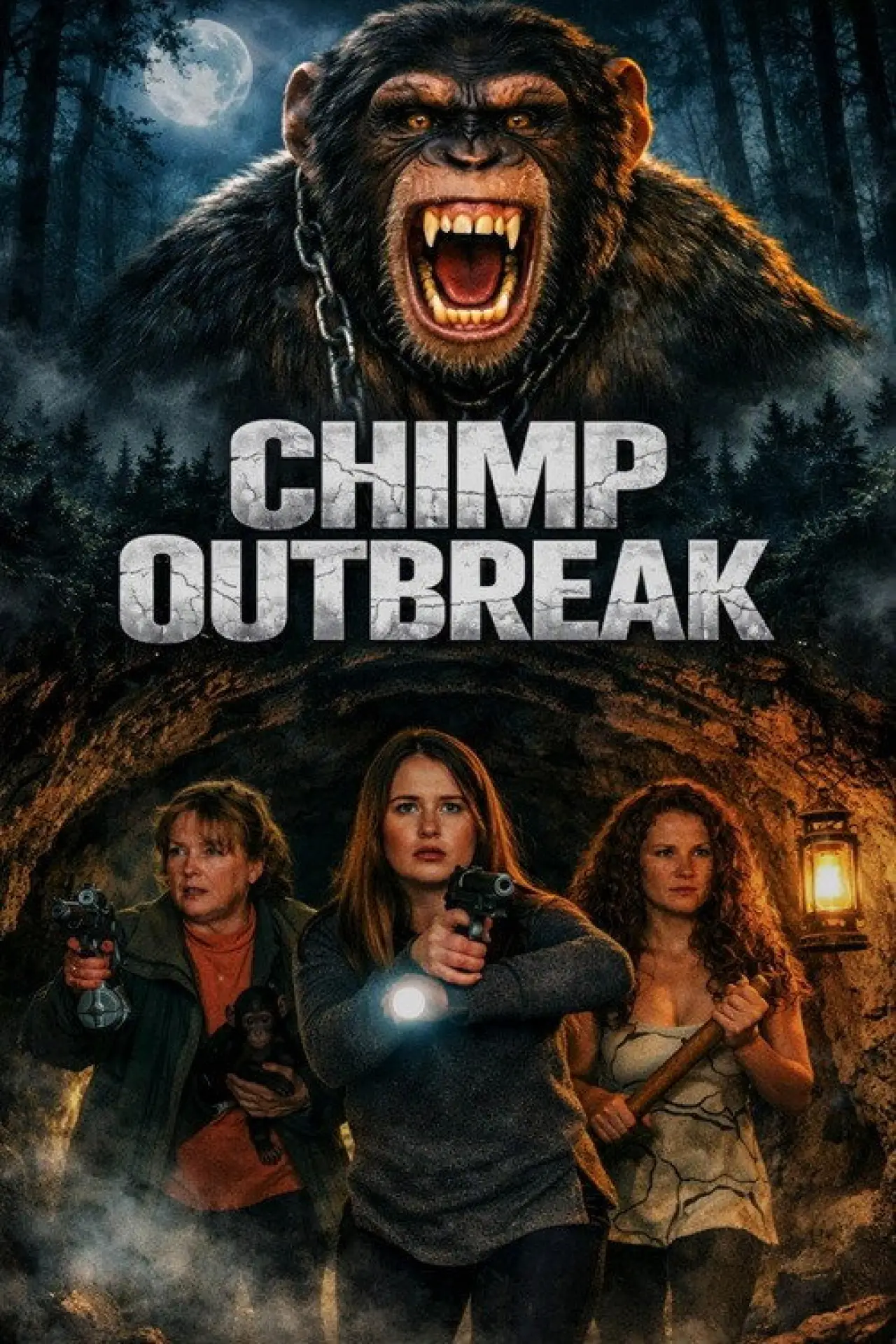 Plakat filmowy "Chimp Outbreak"