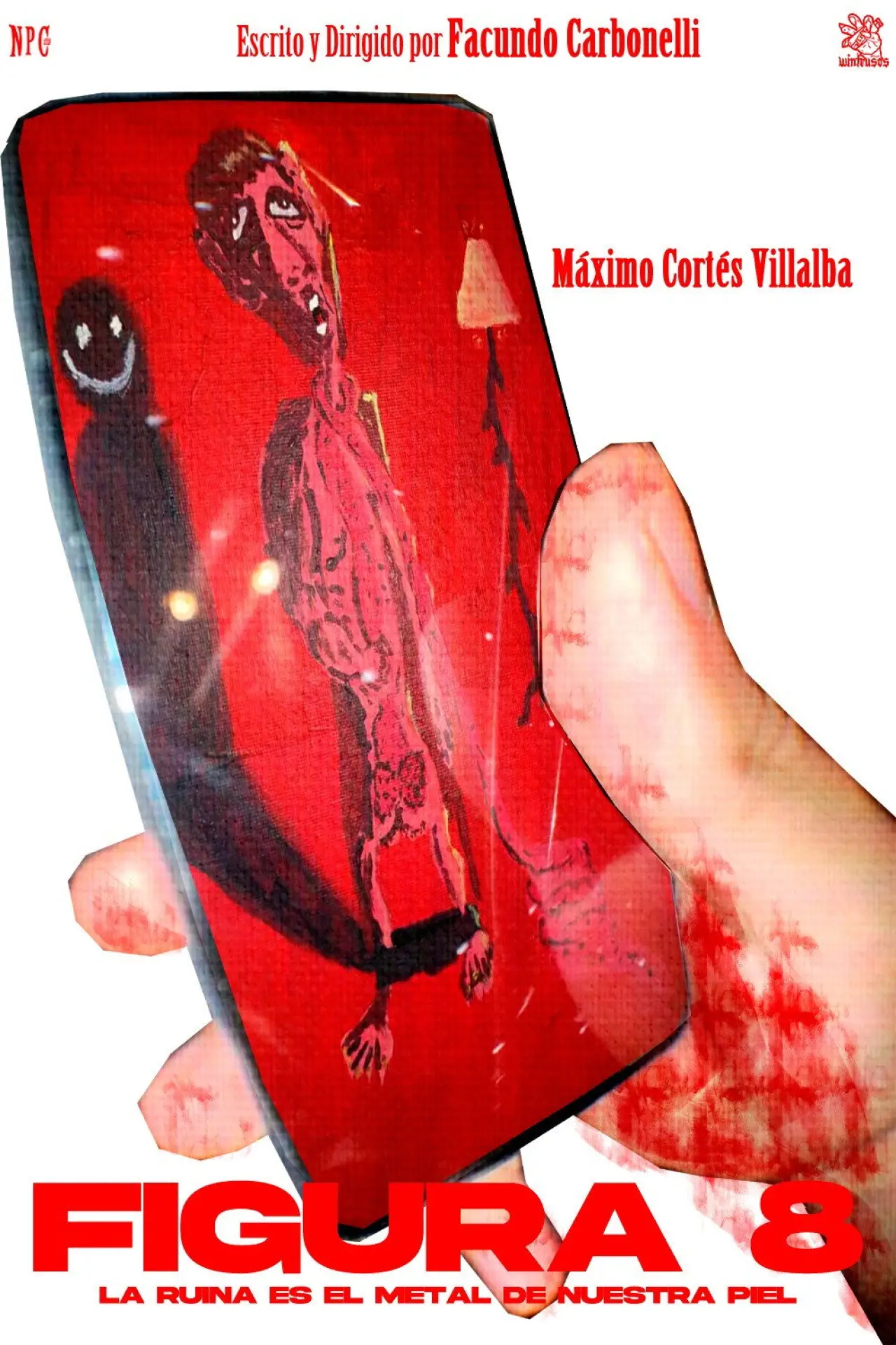 Plakat filmowy "Figura 8: La ruina es el metal de nuestra piel"