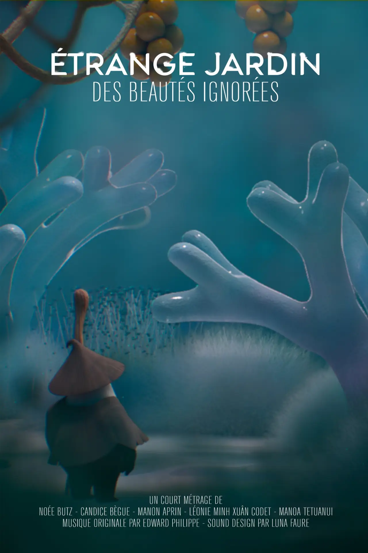 Plakat filmowy "Étrange jardin des beautés ignorées"