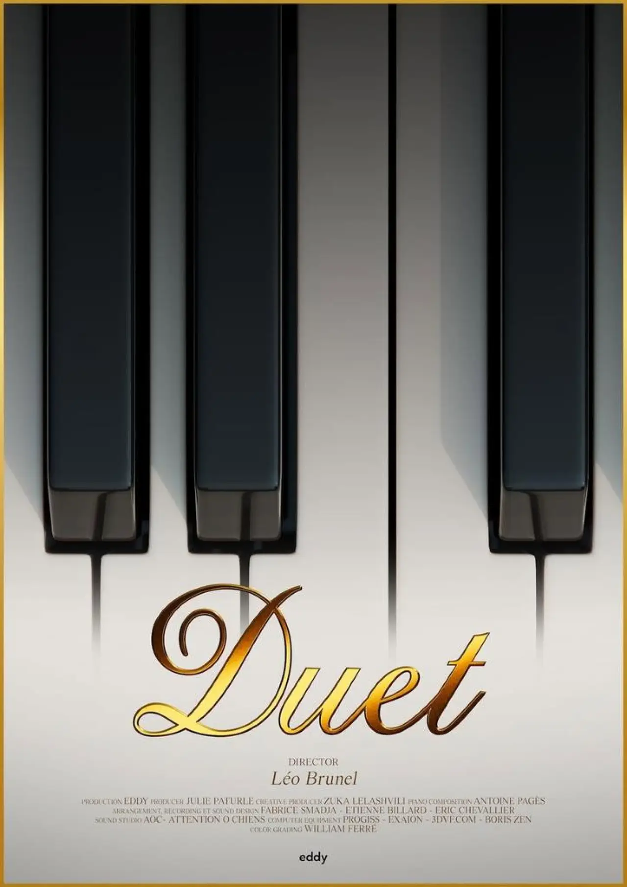Plakat filmowy "Duet"