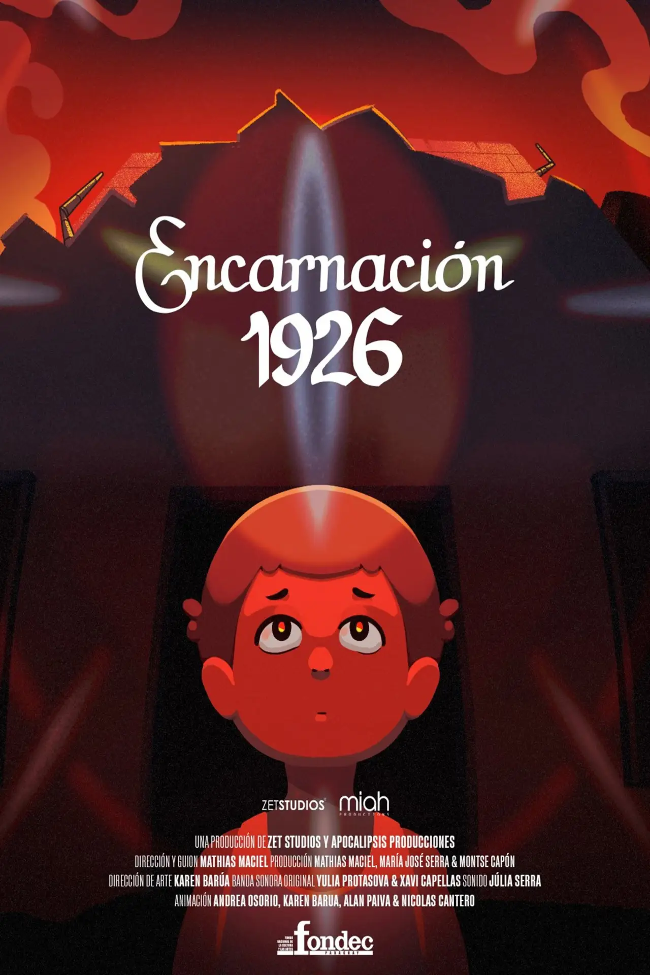 Plakat filmowy "Encarnación, 1926"